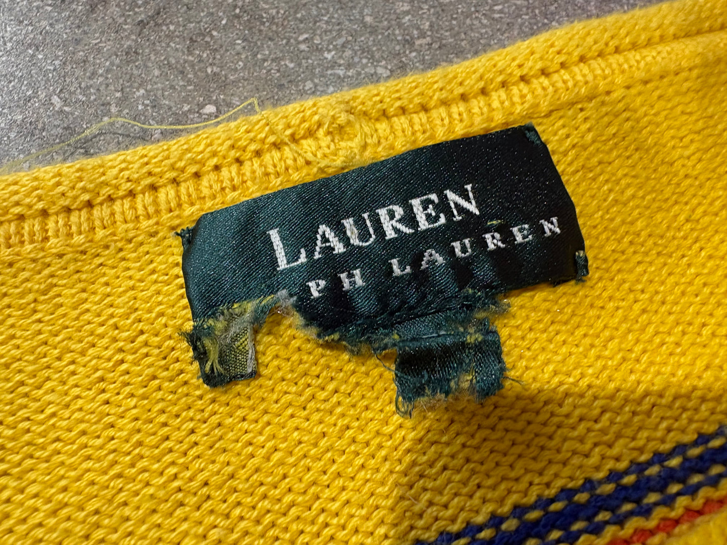 Lauren By Ralph Lauren Striped Sweater - Multicolor Size XXL