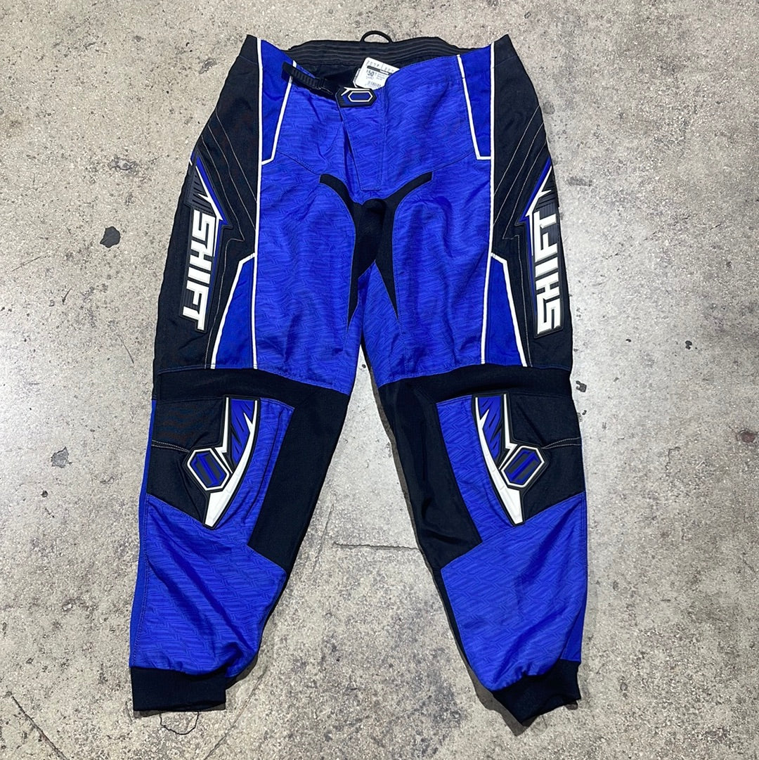 Shift Dirt Division Motocross Pants - Blue Size 38