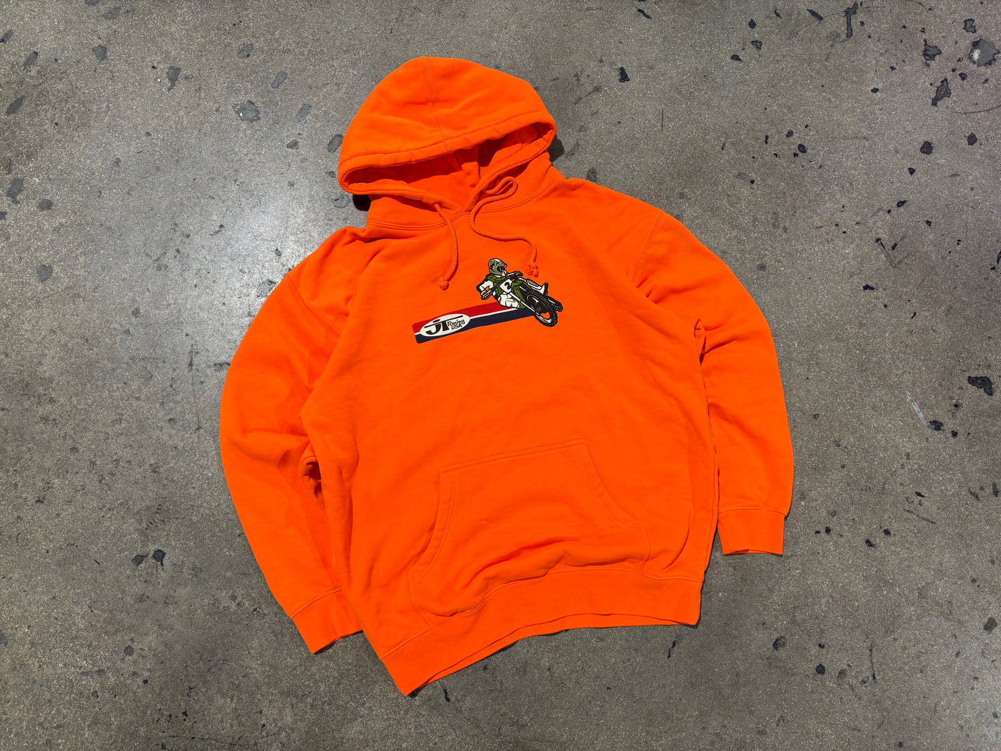 JT Racing Motocross Hoodie - Orange Size Large
