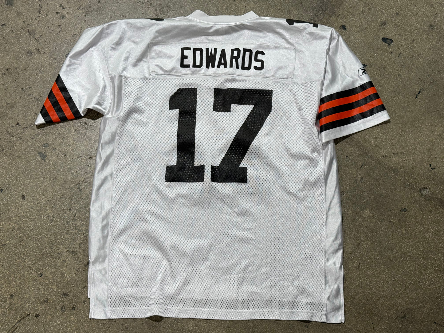 Reebok Cleveland Browns Edwards #17 Jersey - White Size XL
