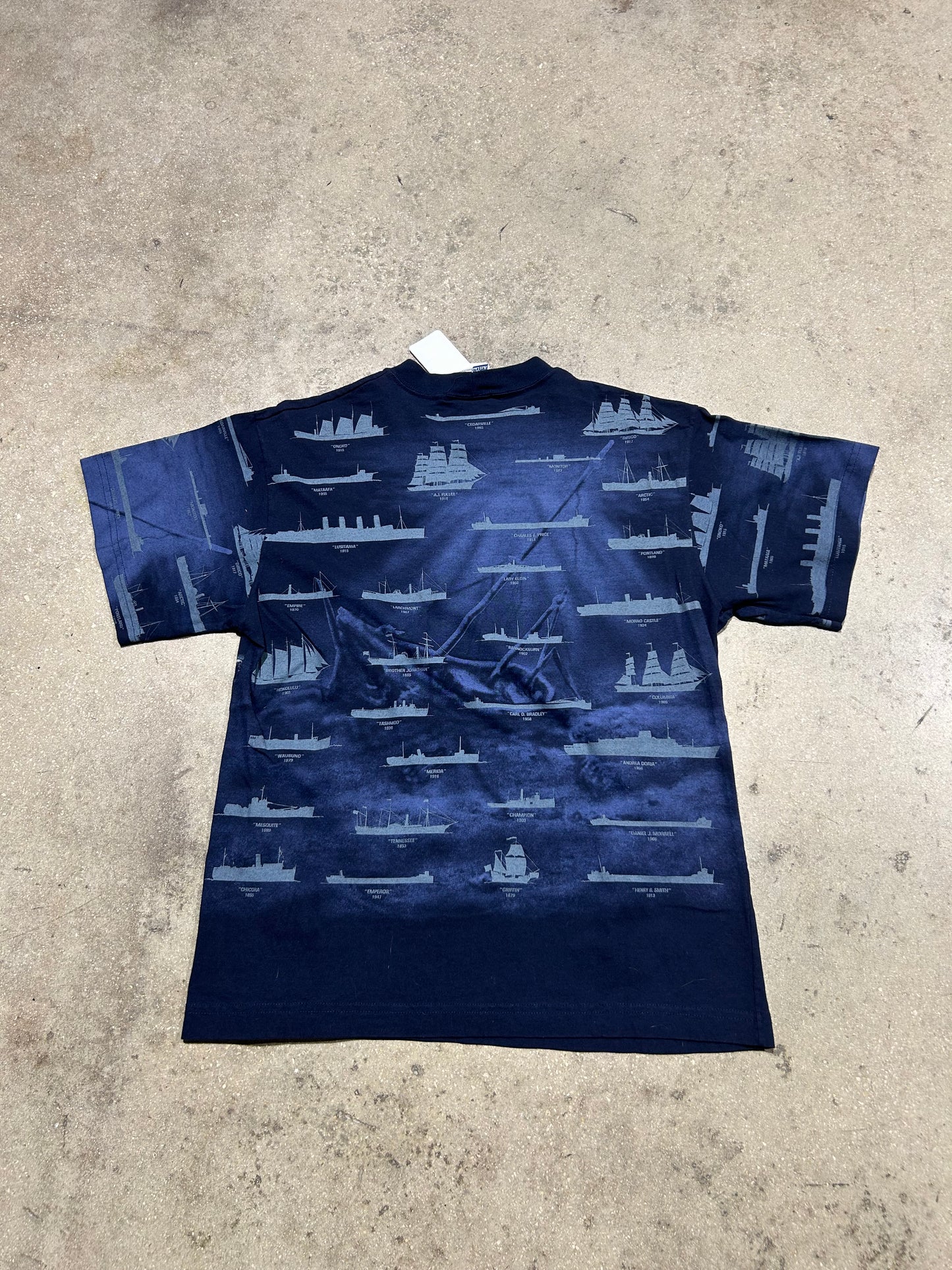 History Of Shipwrecks AOP Tee - Mutli Size Large