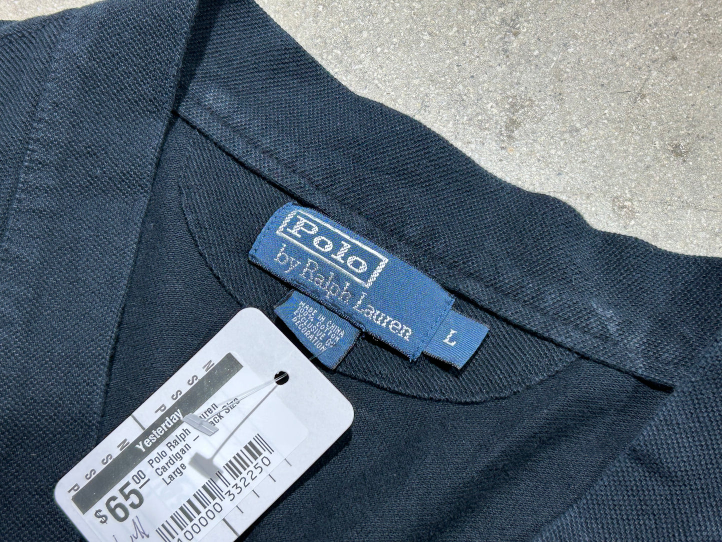 Polo Ralph Lauren Cardigan - Black Size Large