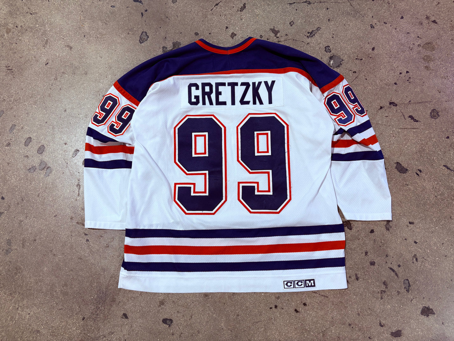 CCM Edmonton Oilers Gretzky #99 Authentic Jersey Size XL