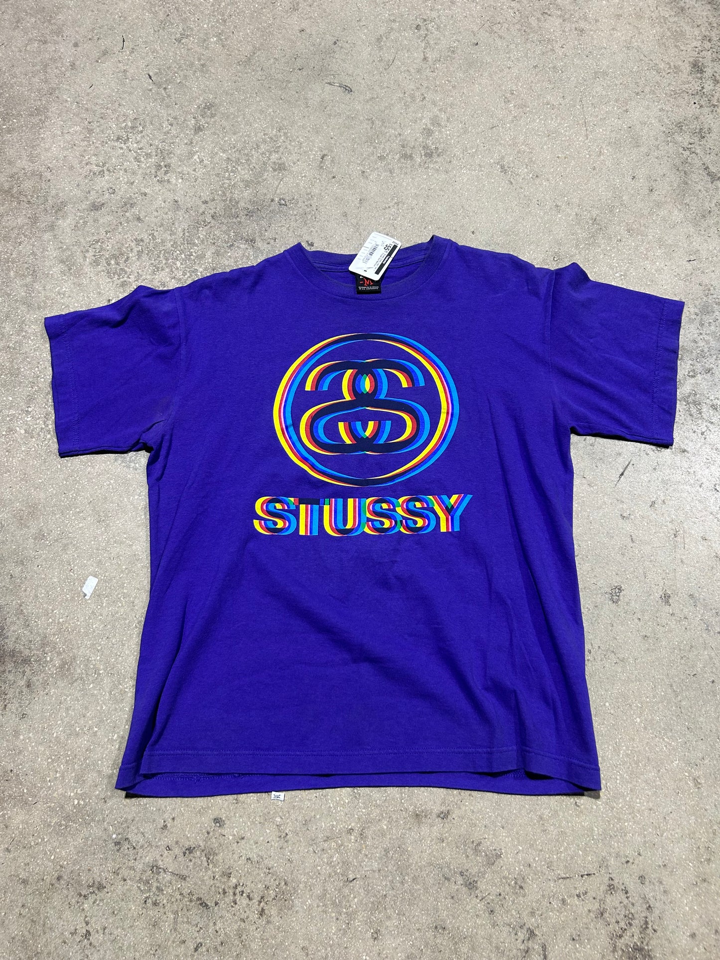 Stussy Coogi Logo Tee - Purple Size Medium