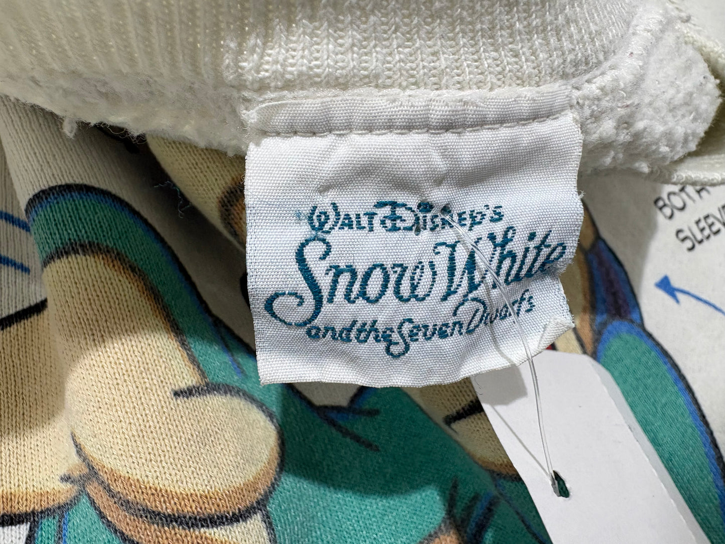 The Seven Dwarfs Dopey Crewneck Sweatshirt - White Size Large