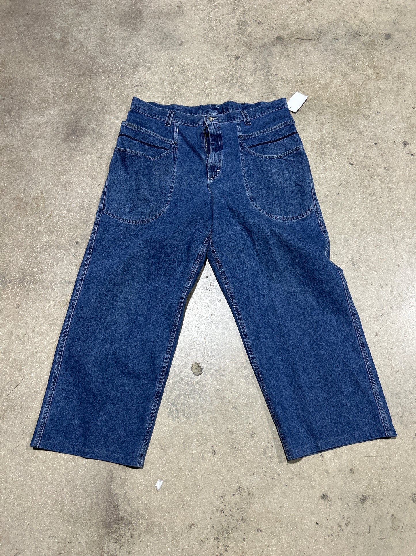 Lee Double Pocket Denim Jeans - Blue Size 40x32