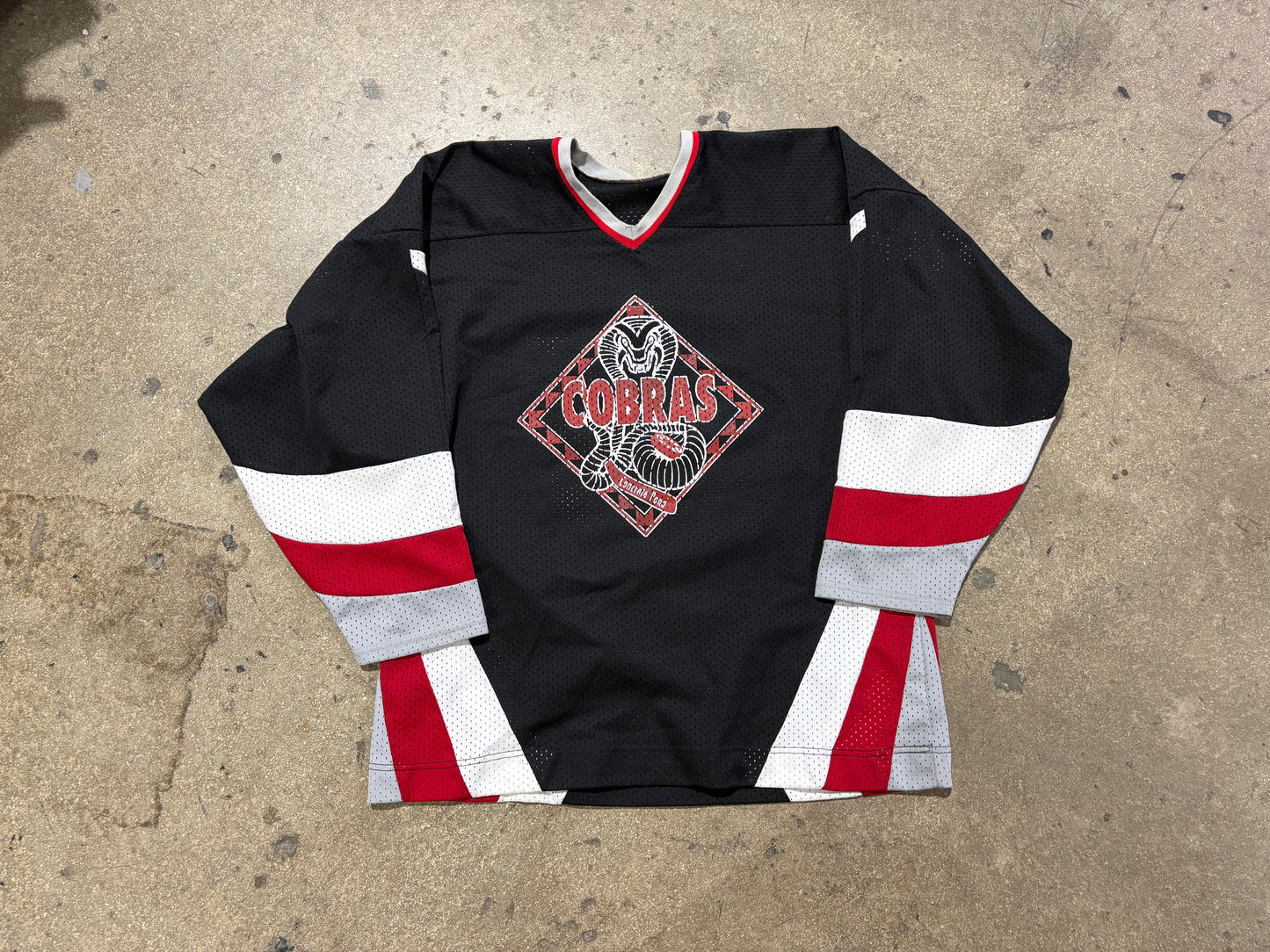 Cobras Hockey Jersey - Black /Red Size XL