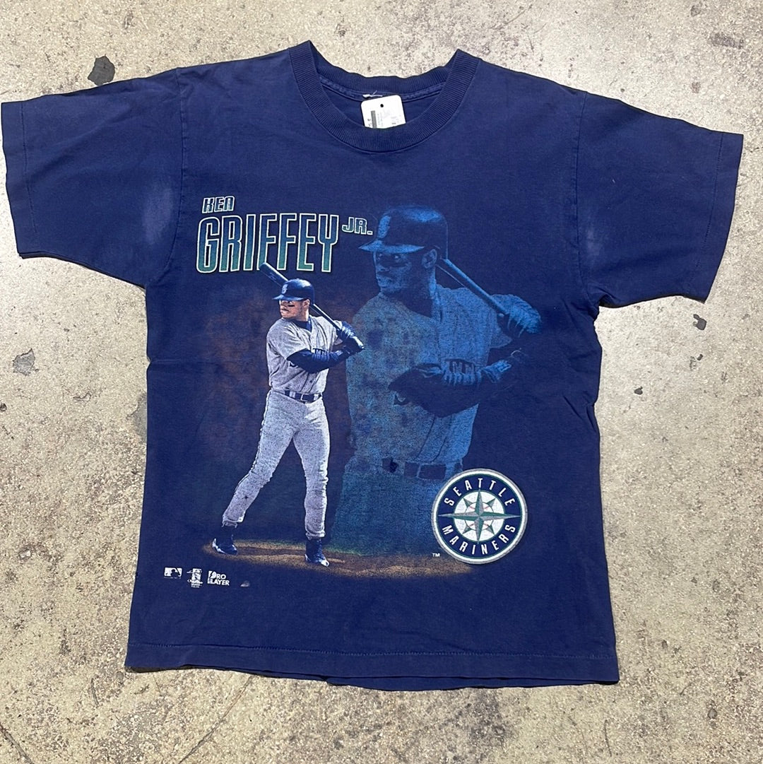 Ken Griffey Jr. Silhouette Tee - Navy Size Medium