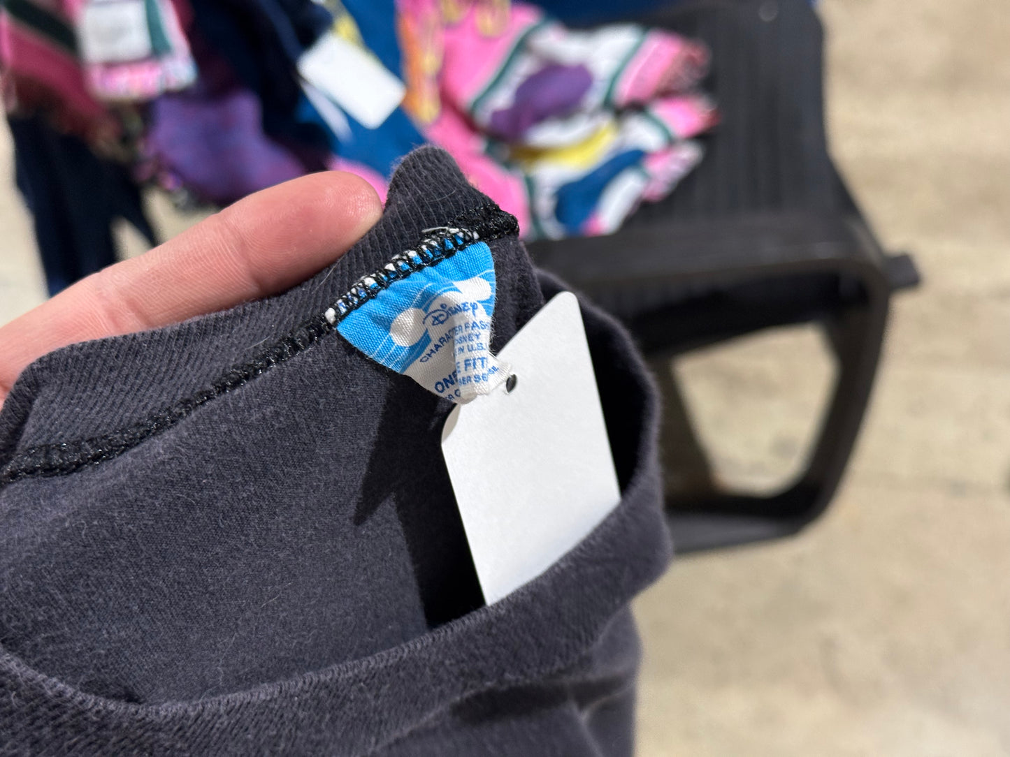 90s Disney Mickey Mouse MICKEY Tee - Black Size OSFA/XL