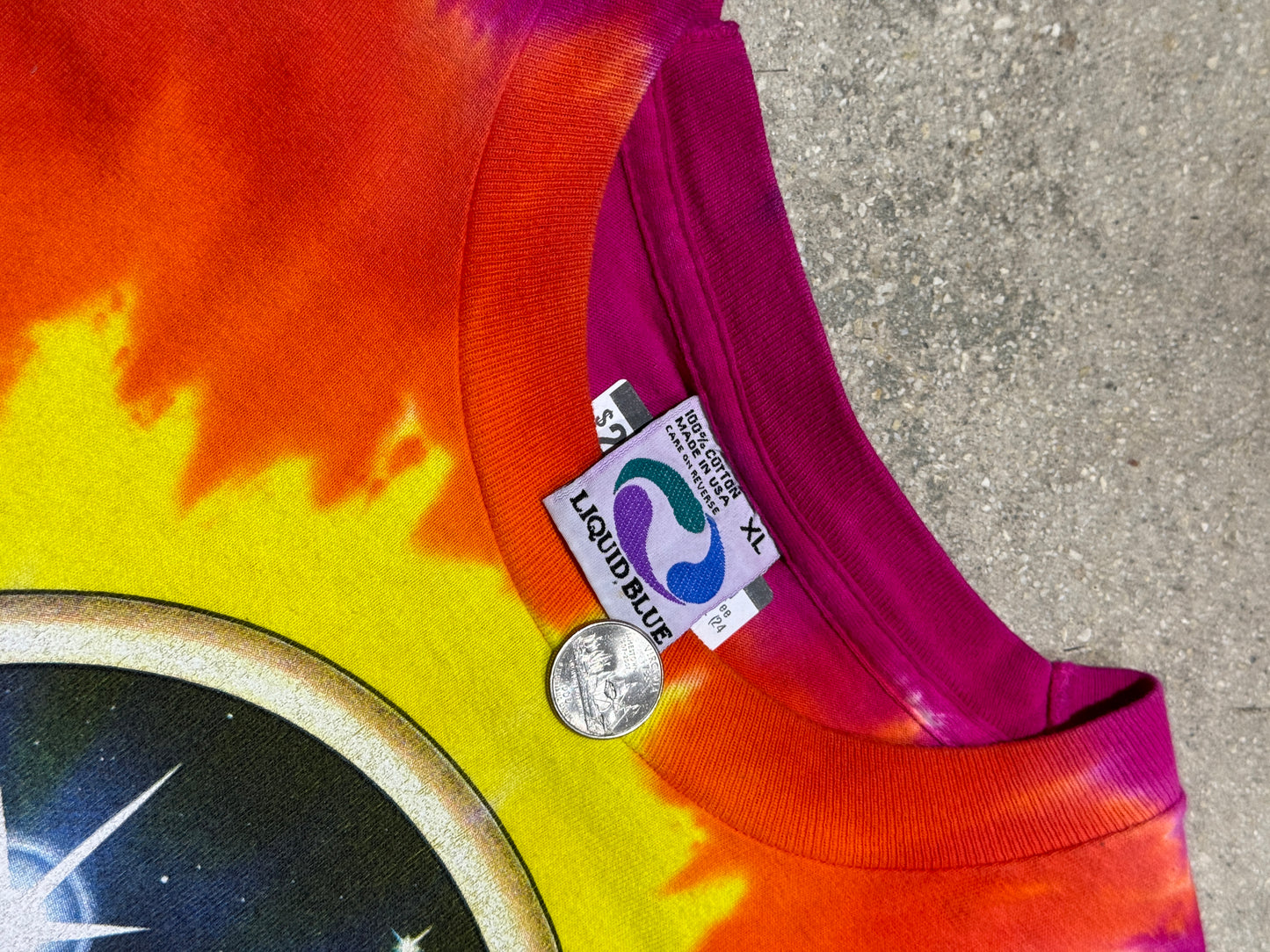 1992 Grateful Dead Space Your Face Tee - Tie Dye Size XL