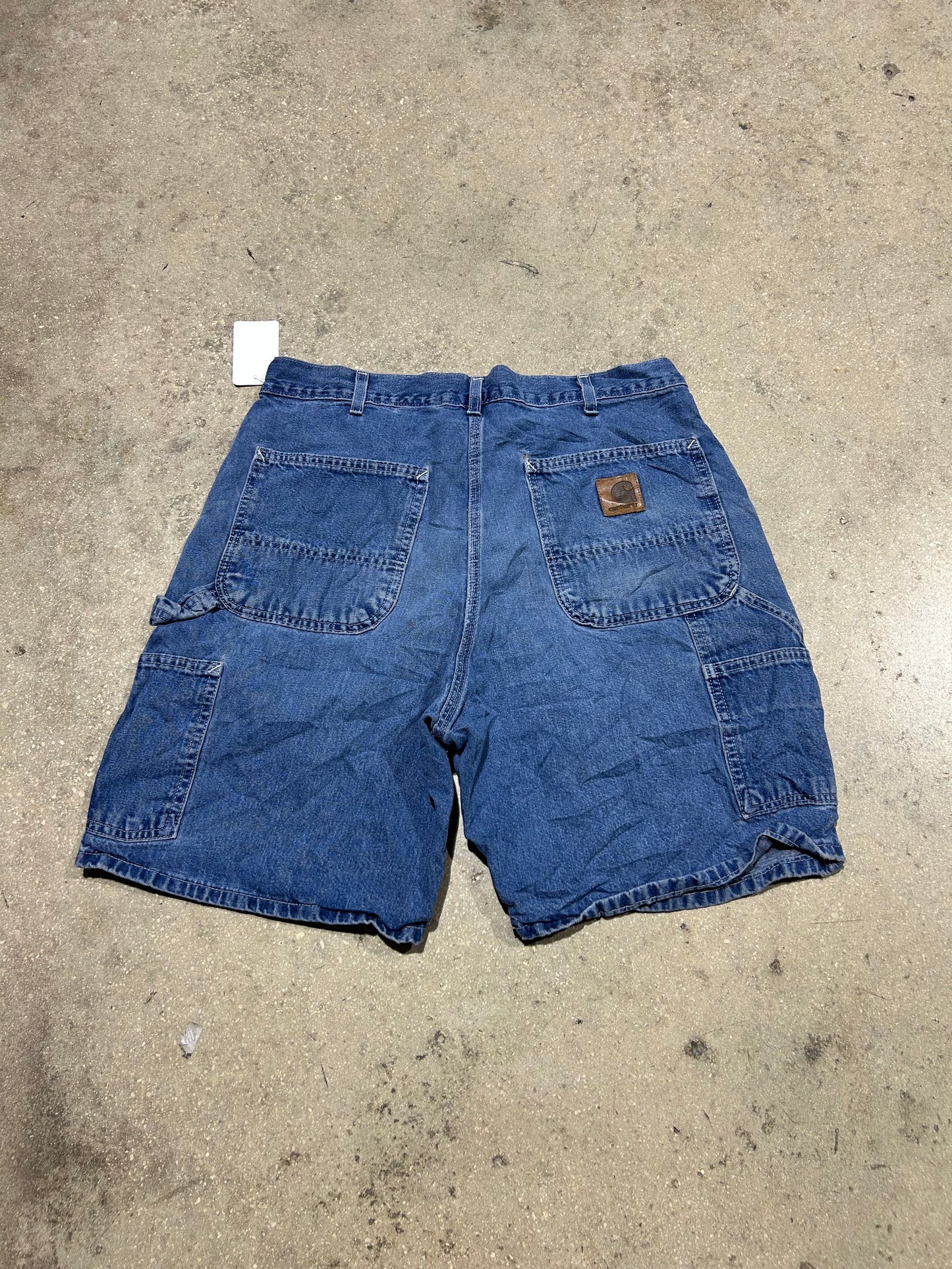 Carhartt Carpenter Denim Jorts - Blue Size 34