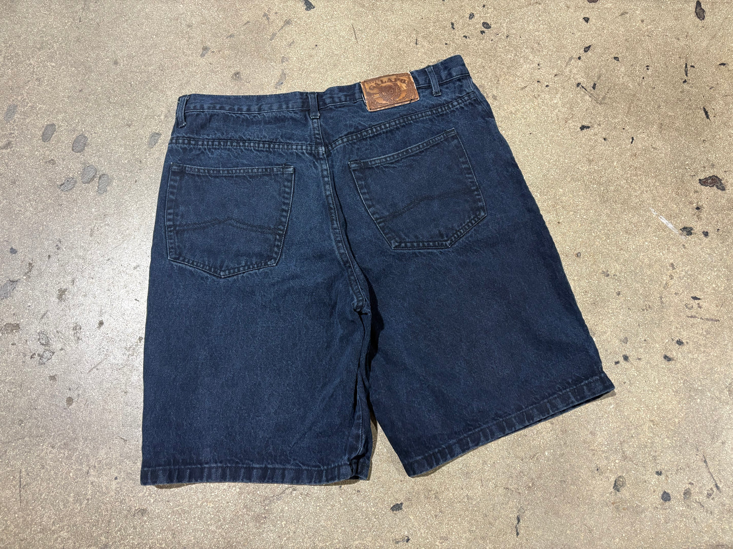 Galapago Denim Jean Shorts - Dark Wash Size 38