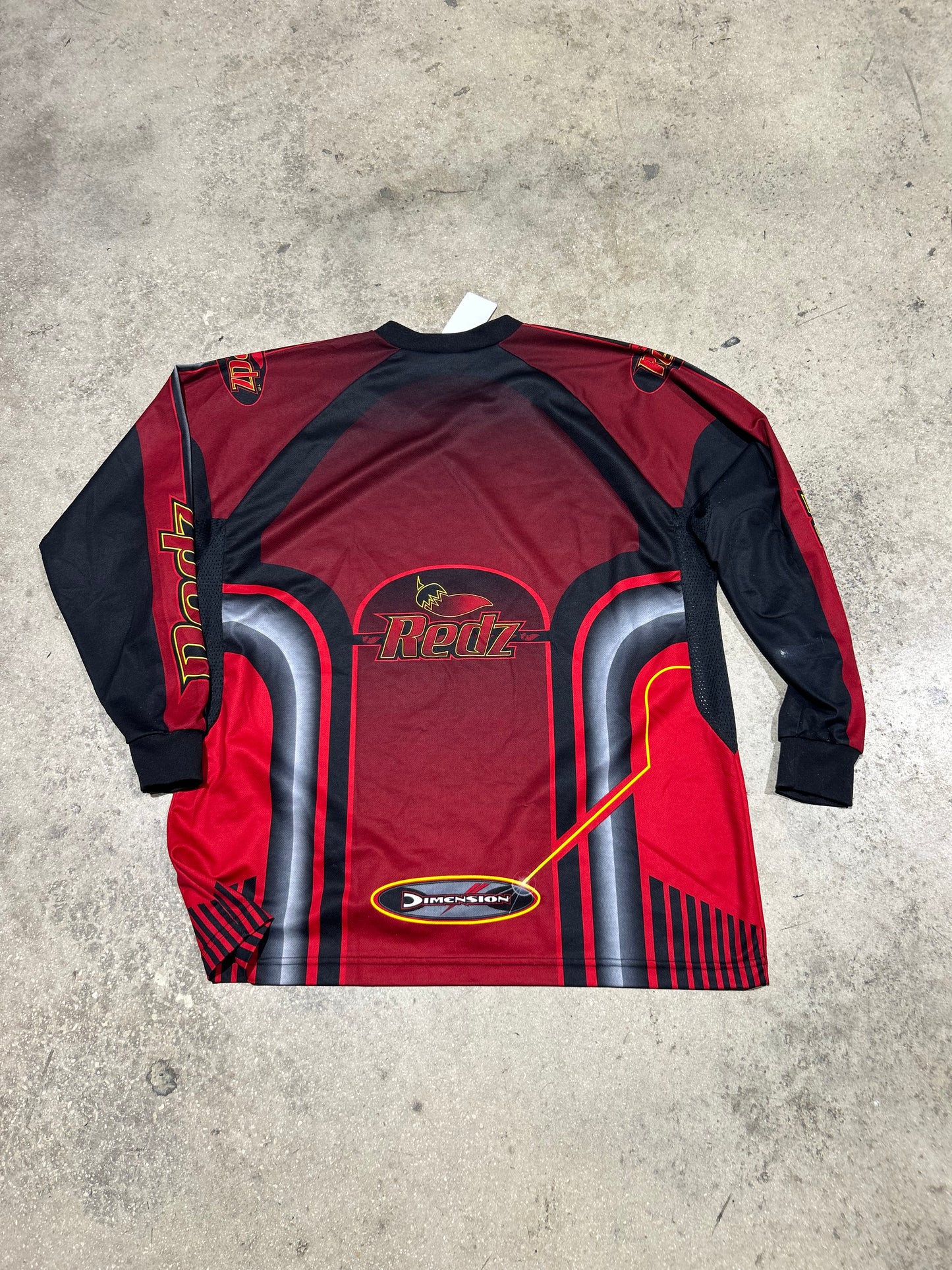 Reds Paintball Jersey - Red/Black Size XL