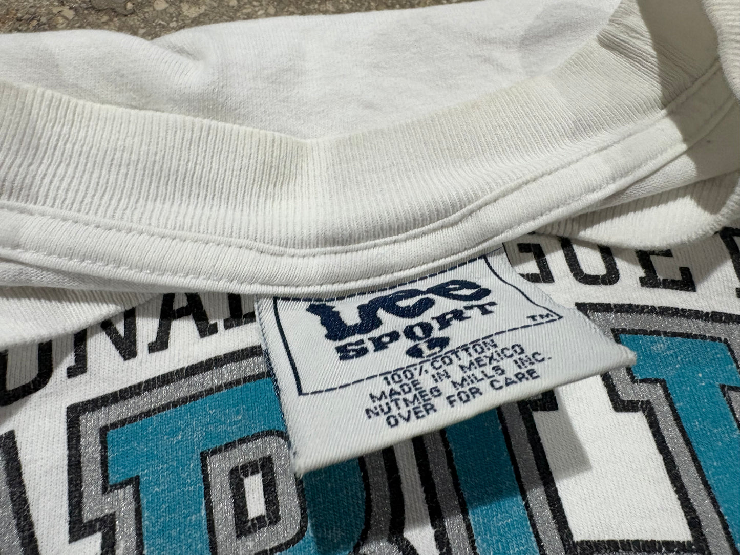 1997 Florida Marlins First Playoff Appearance Tee - White Size Large