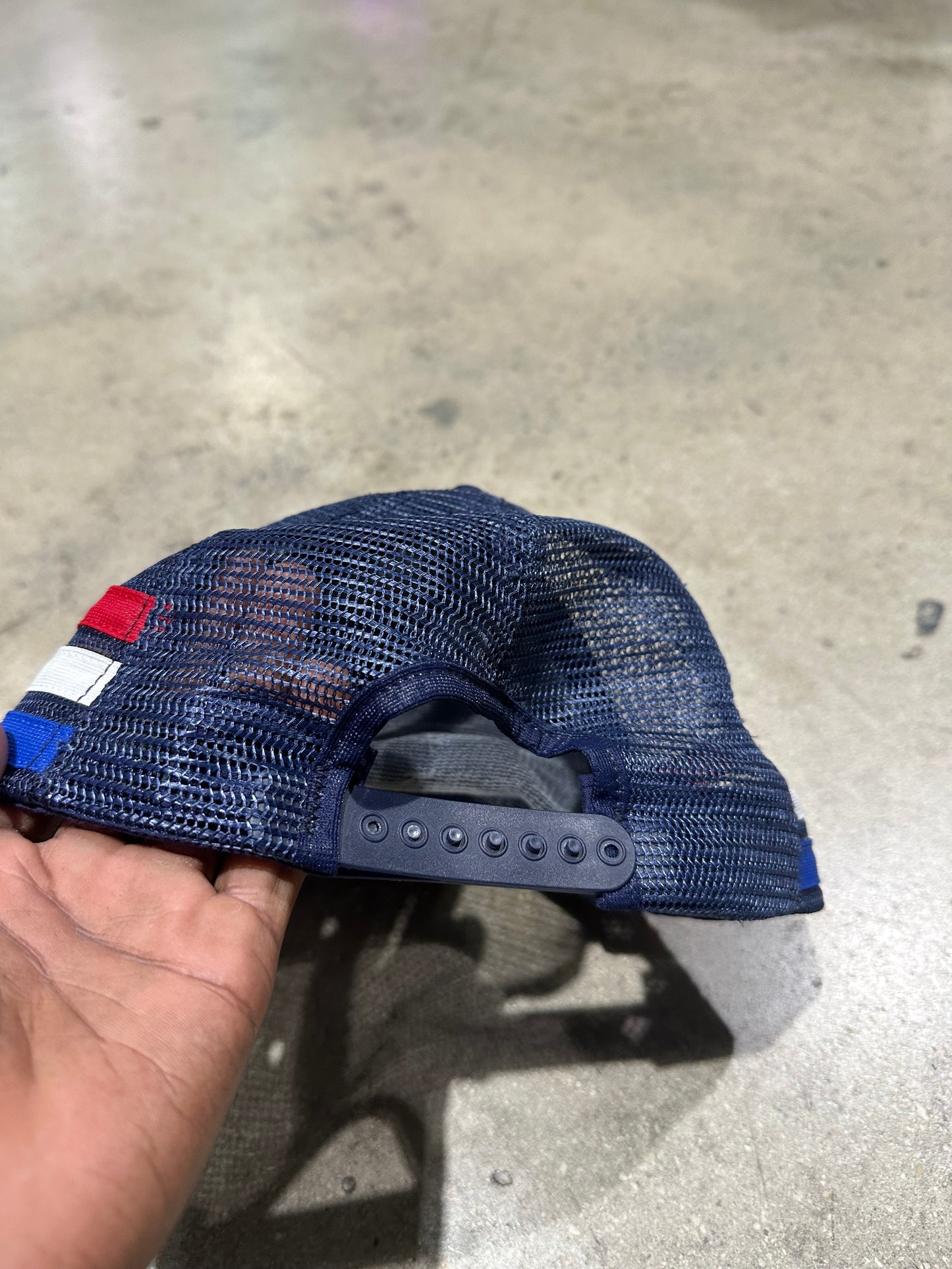 USA Flag Eagle Run or Burn Hat - Navy