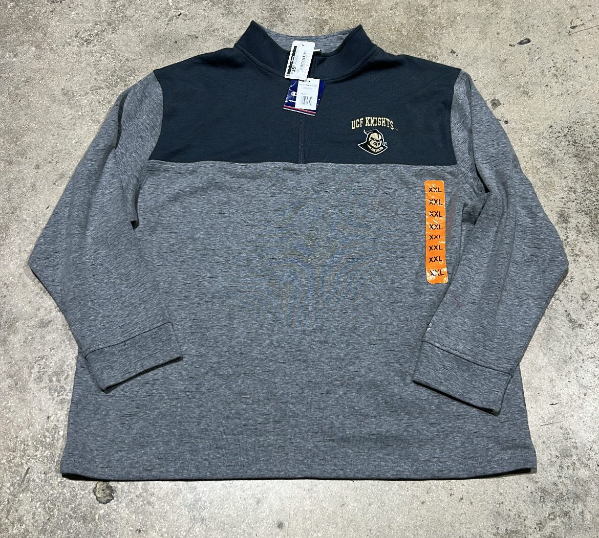UCF Quater Zip Jacket - Grey Size XXL