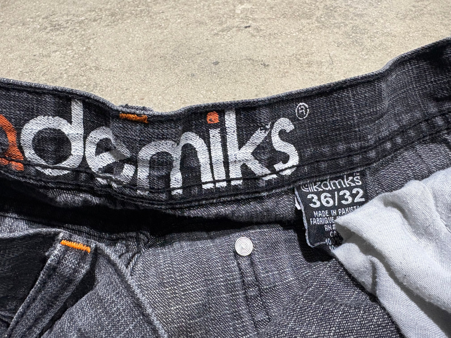 Akademiks Denim Jeans - Black Size 36