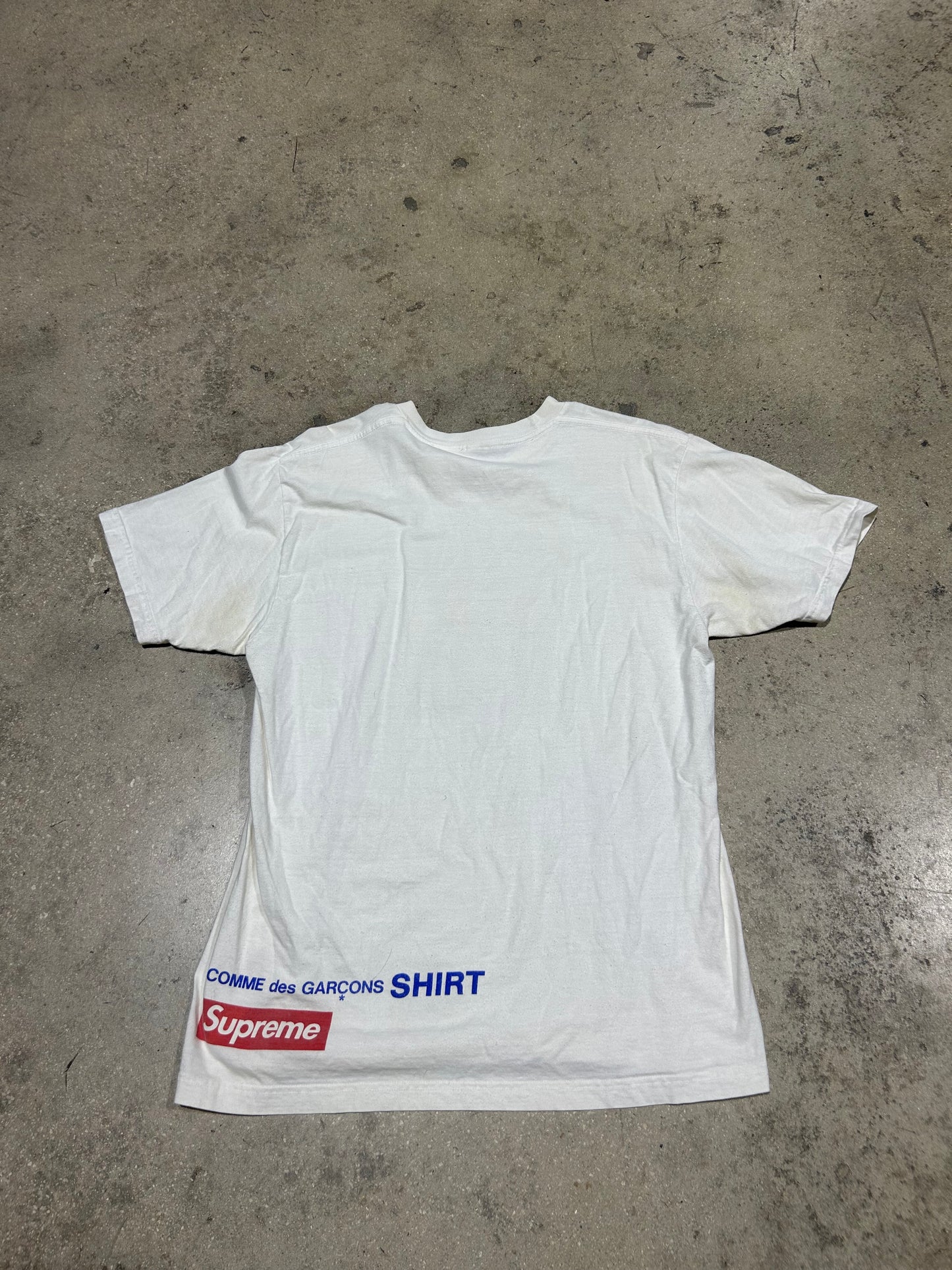 2014 Supreme x CDG Harold Hunter Tee - White Size Large