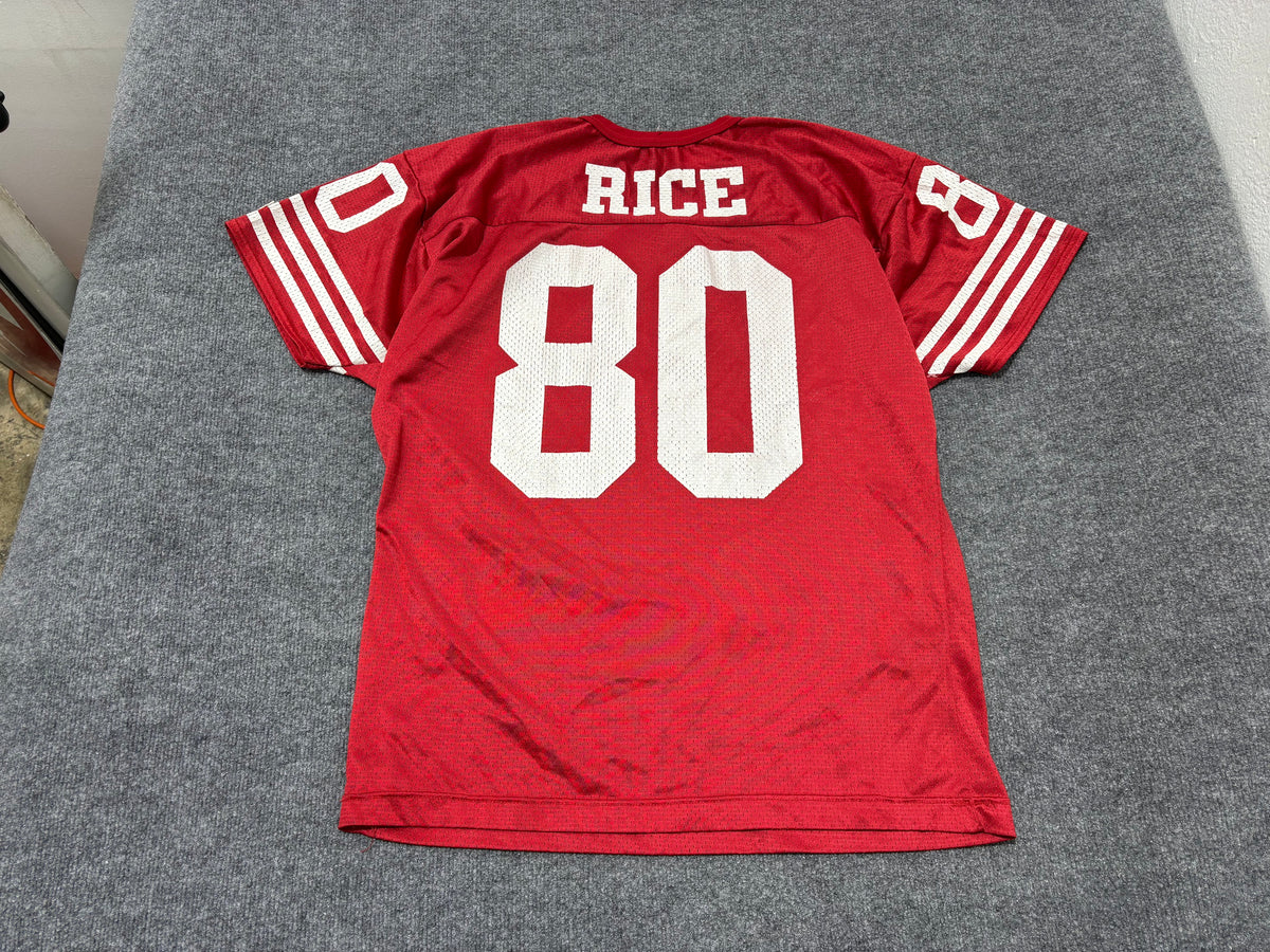 San Francisco 49ers #80 Rice Jersey - Red Size XL