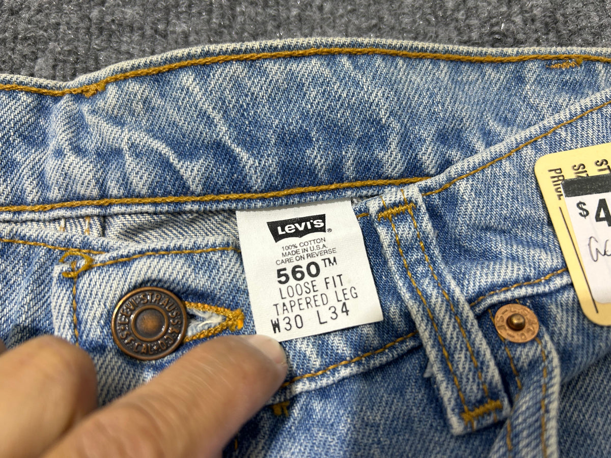 Levis Cutoff Jeans Shorts - Blue Size 30