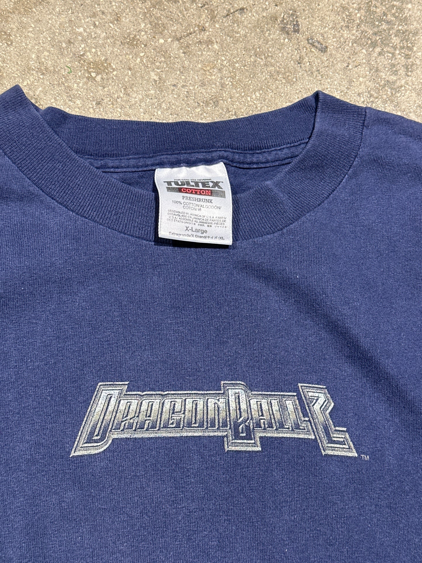1998 Dragonball Z Goku SS2 Freiza Tee - Navy Size XL