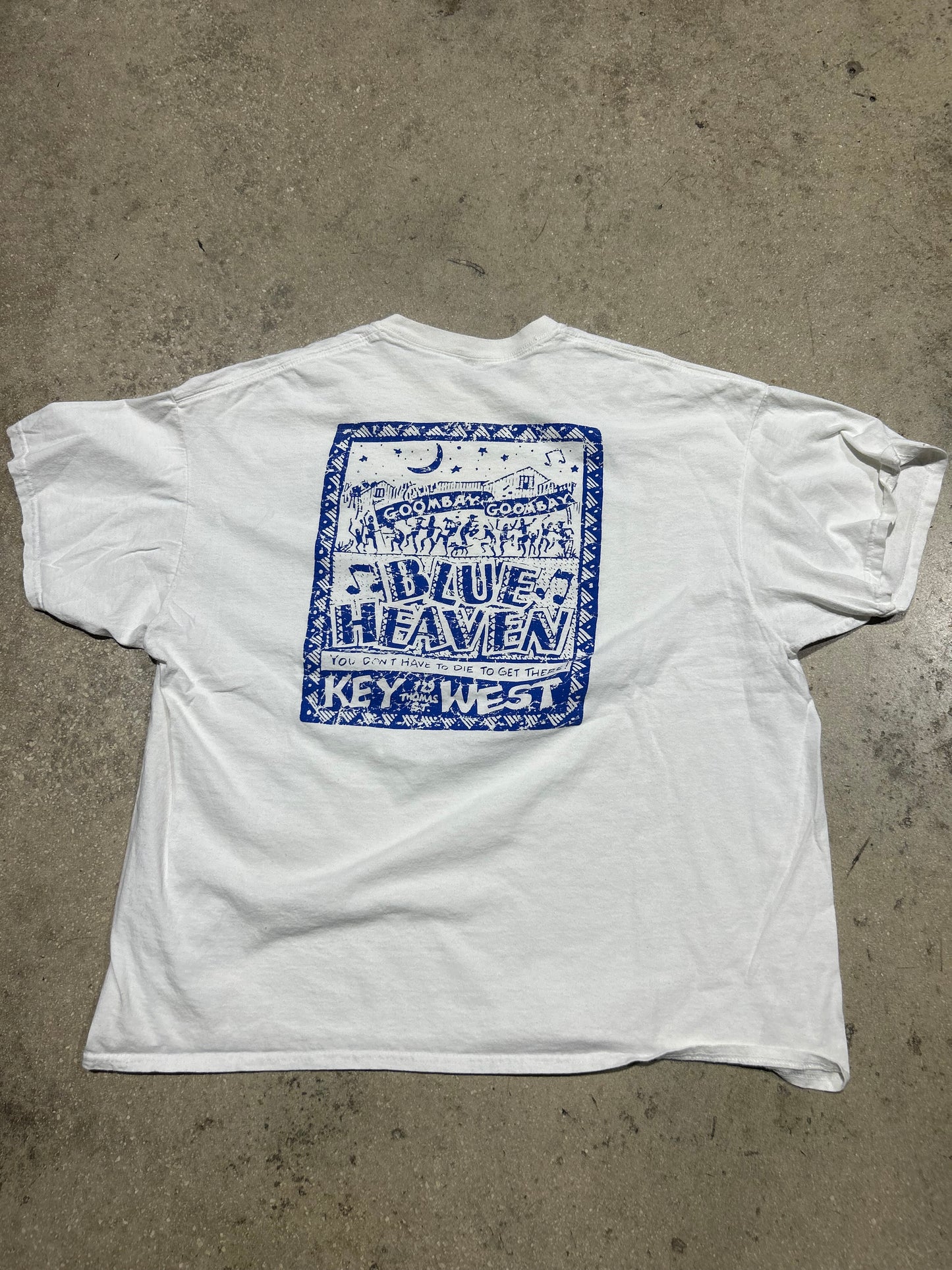 Blue Haven Goombay Tee - White Size Medium