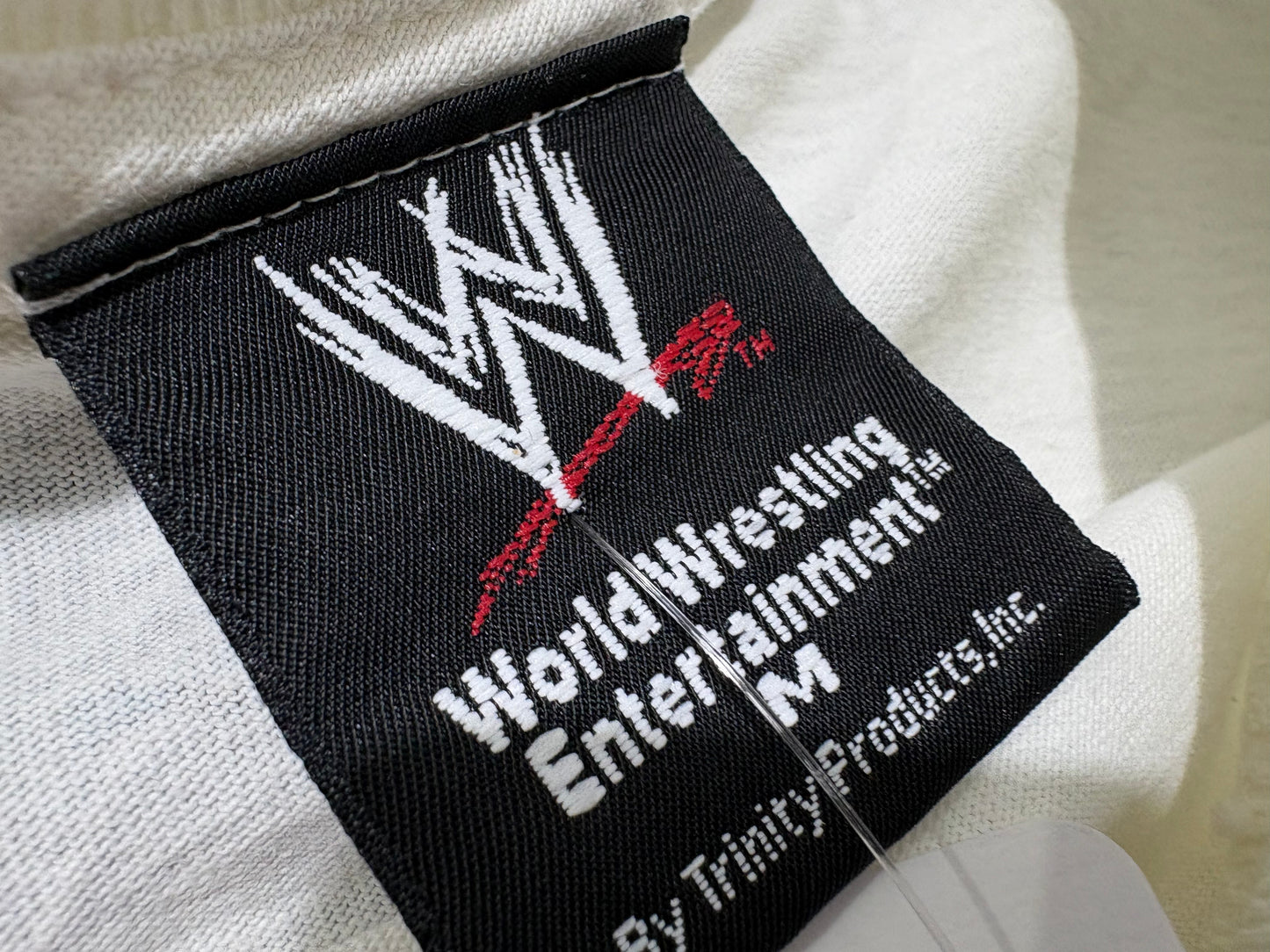 2005 John Cena Never Quit Tee - White Size Medium