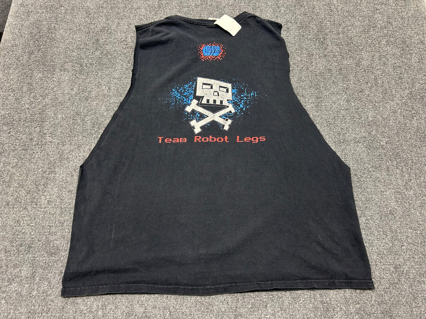 Chroma Team Robot Legs Cutoff Tee - Black Size XXL