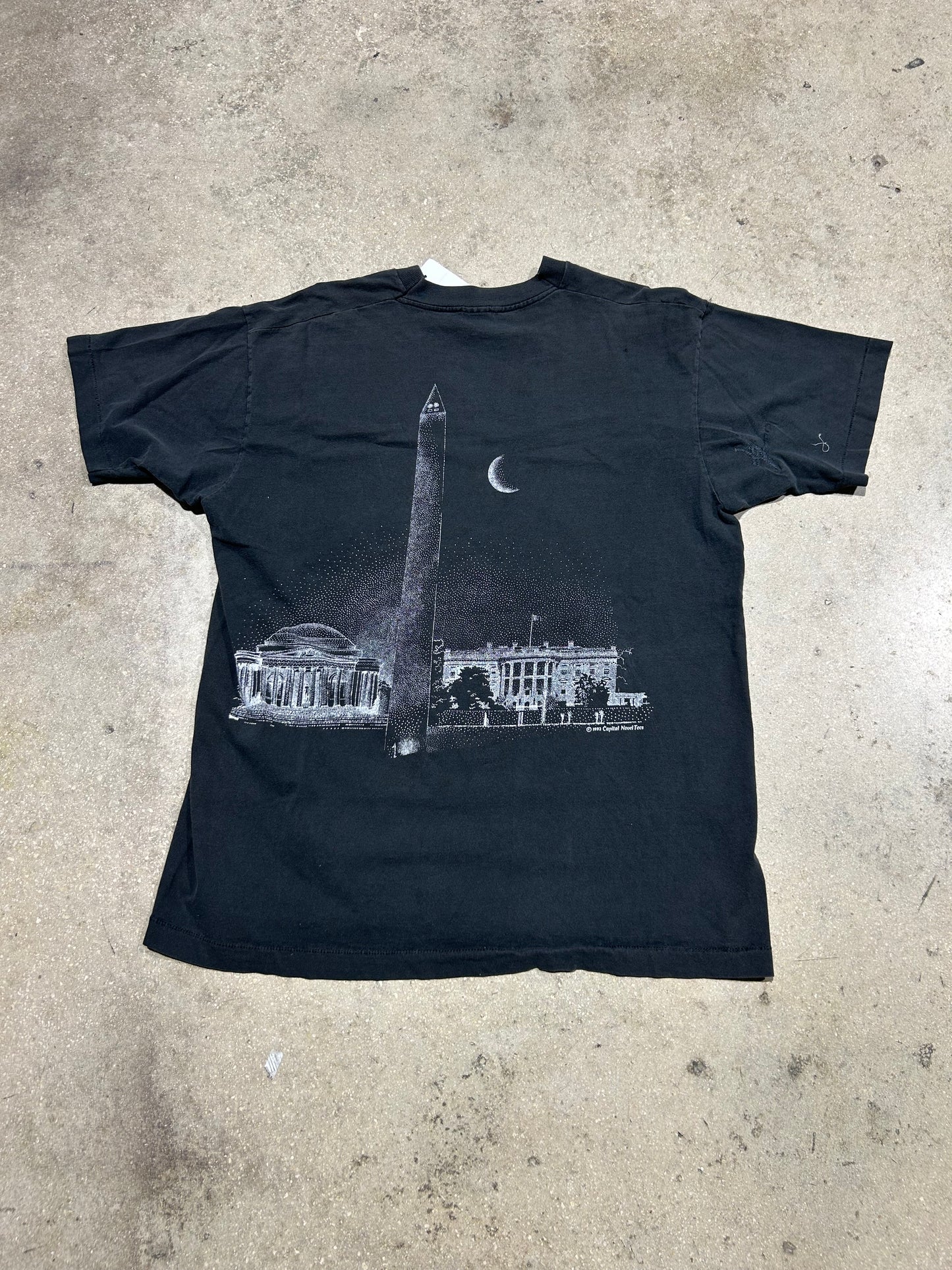 1984 Washington Memorial Tee - Black Size XL