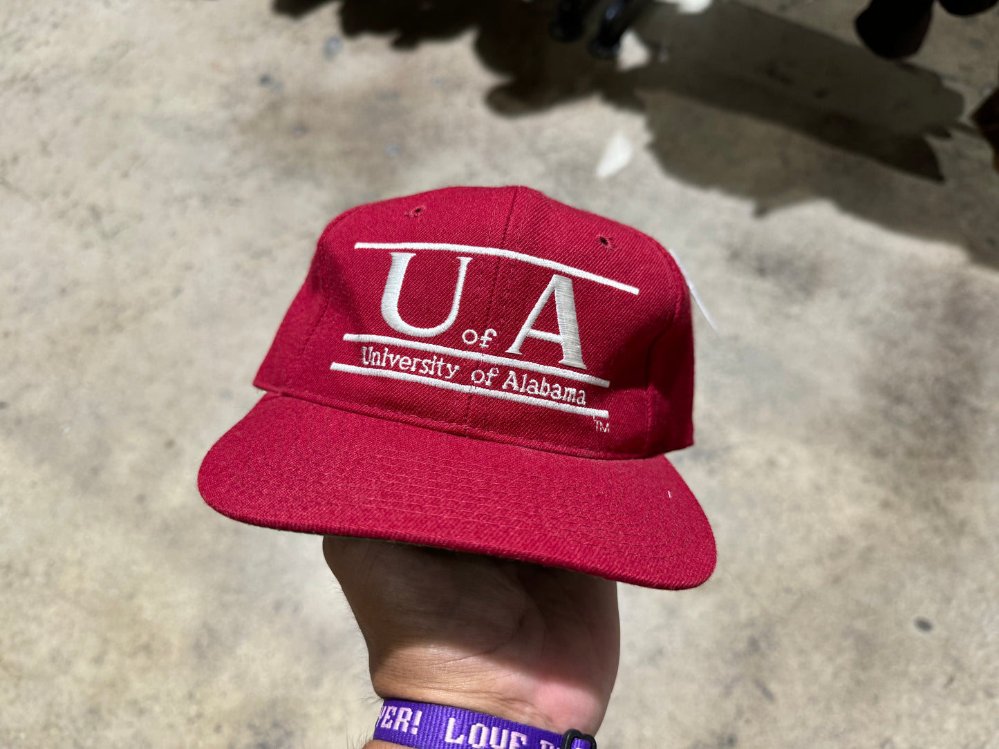 University Of Alabama Red Snapback
