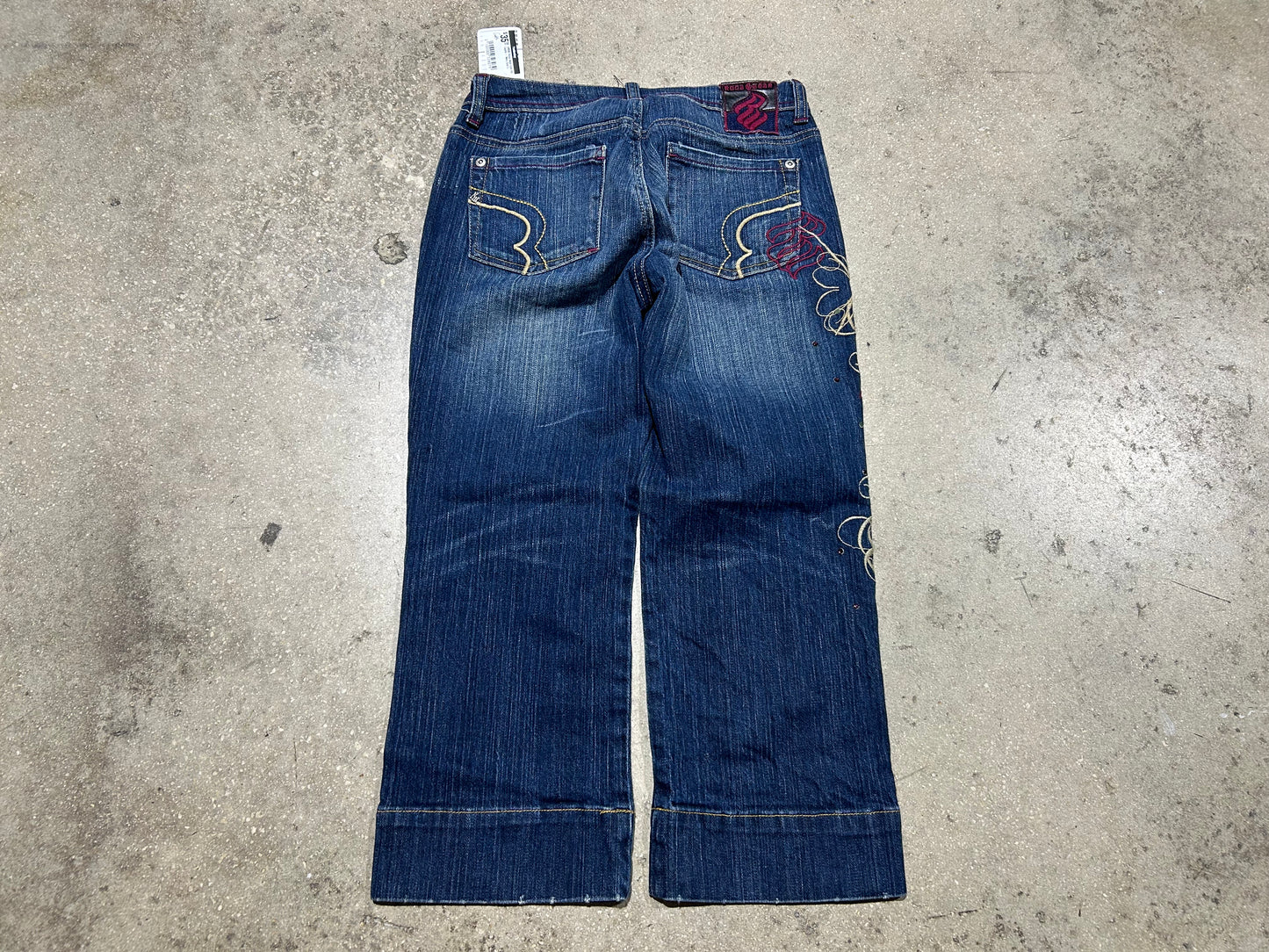 WMNS Roca Wear Side Hit Capris - Navy Size 5