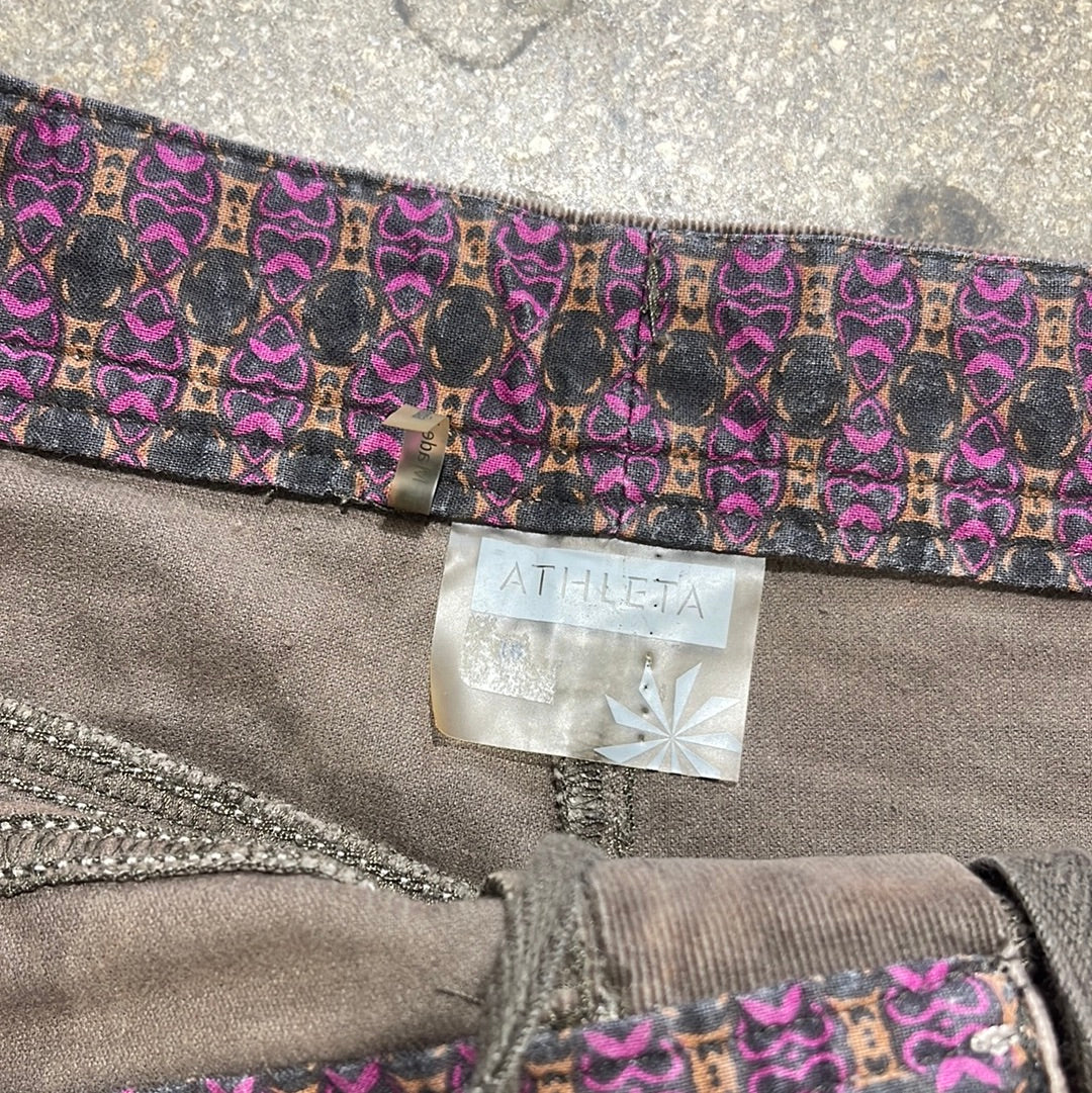 Women's Athleta Cargo Pocket Skirt - Brown Size Small