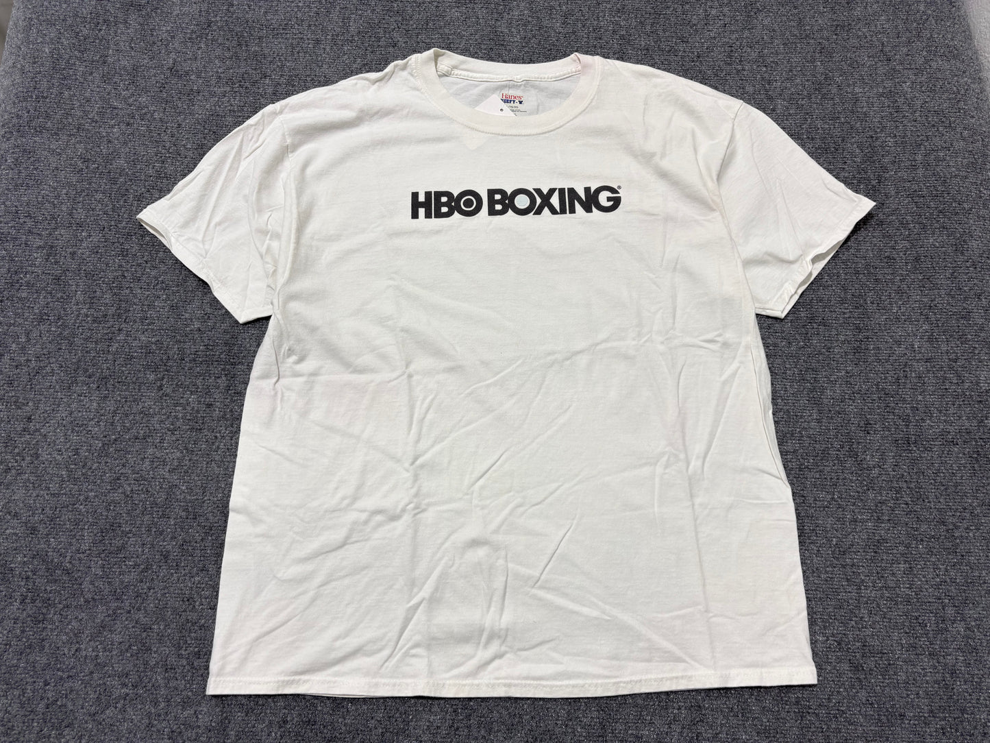 HBO Boxing Title Tee - White Size XL