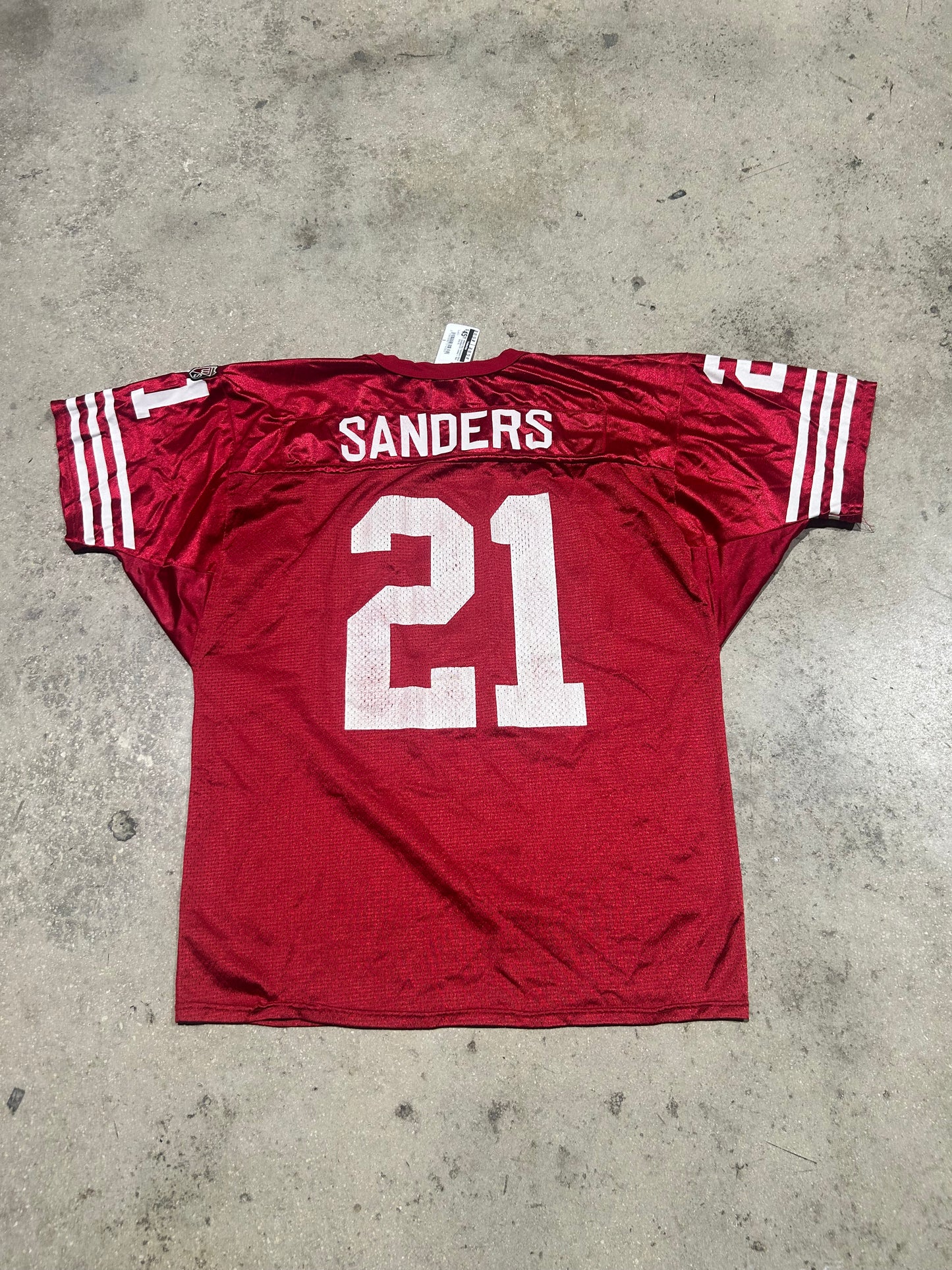 Wilson San Francisco 49ers Sanders #21 Jersey - Red Size XL