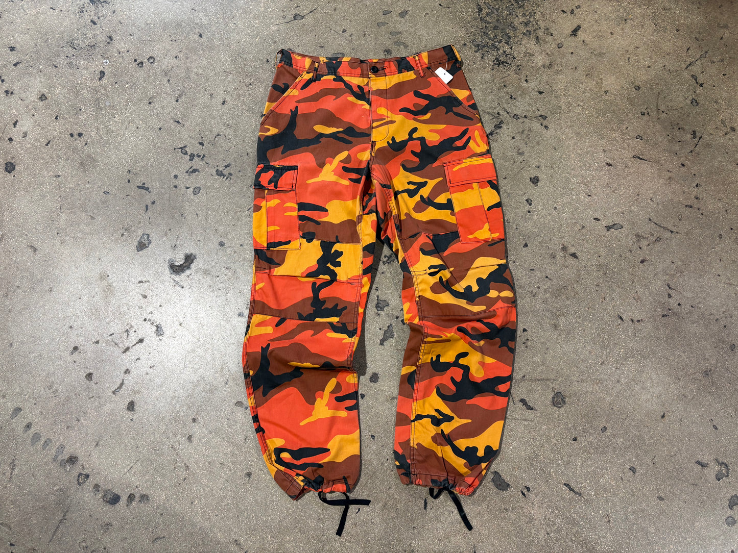 ROTHCO Military Camo Cargo Pants - Orange Size Medium