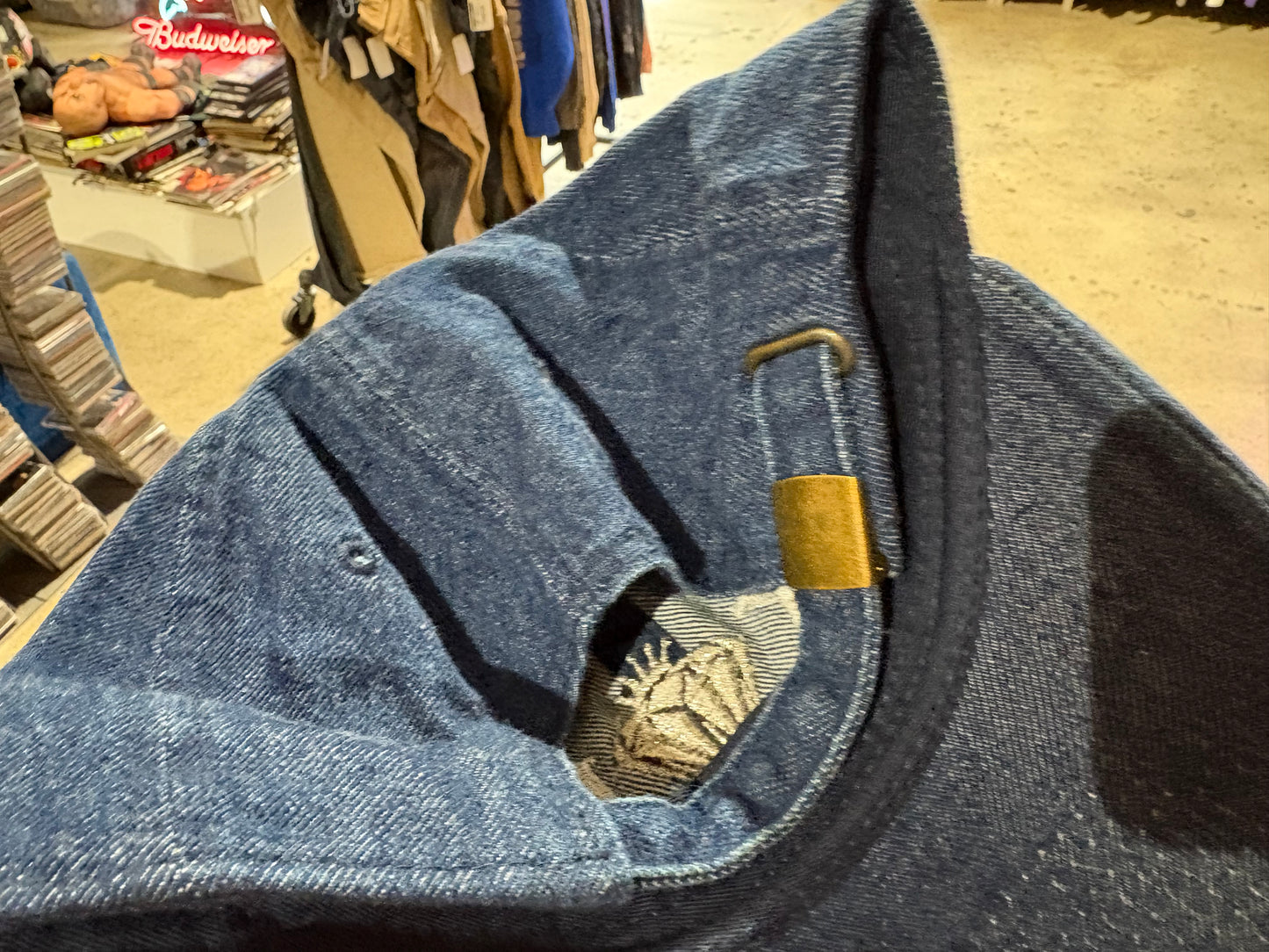King Of Diamonds Denim Hat - Blue