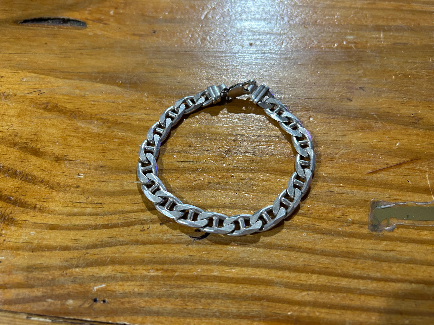Link Bracelet .925 Silver - 32 Grams Size 9in