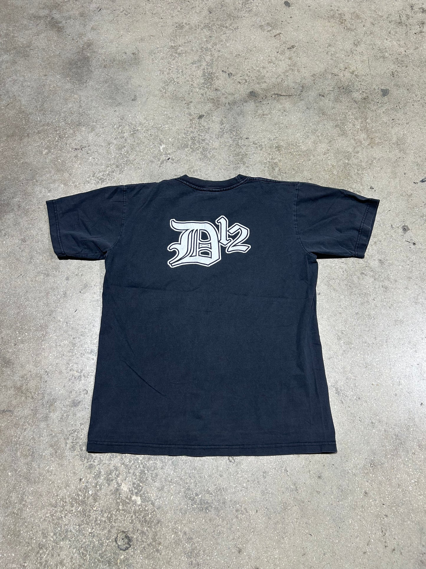D12 World Tee - Faded Black Size Large