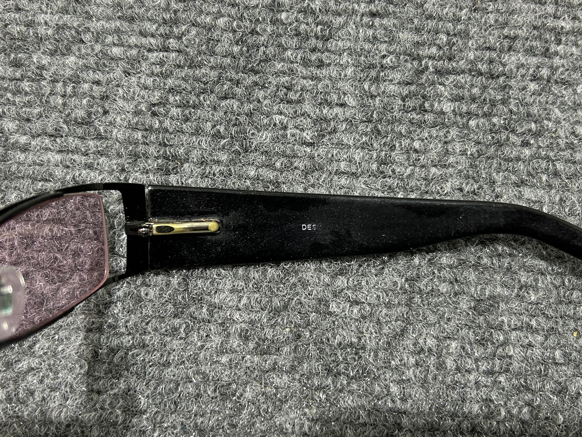 Prada Small Rectangle Frames - Black