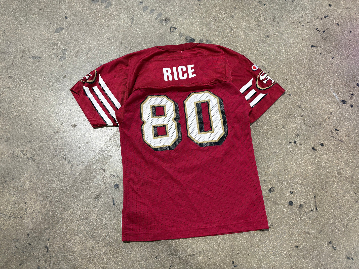 Kids Jerry Rice Jersey - Red Size Medium