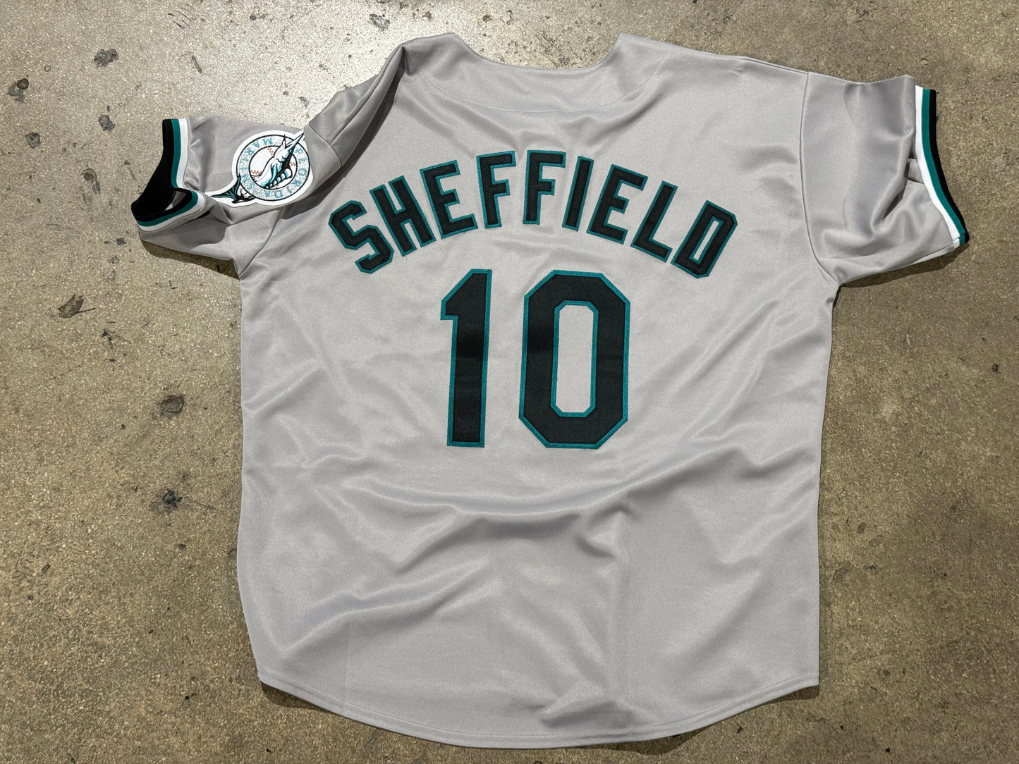 Majestic Florida Marlins Gary Sheffield Authentic Jersey Size XXL