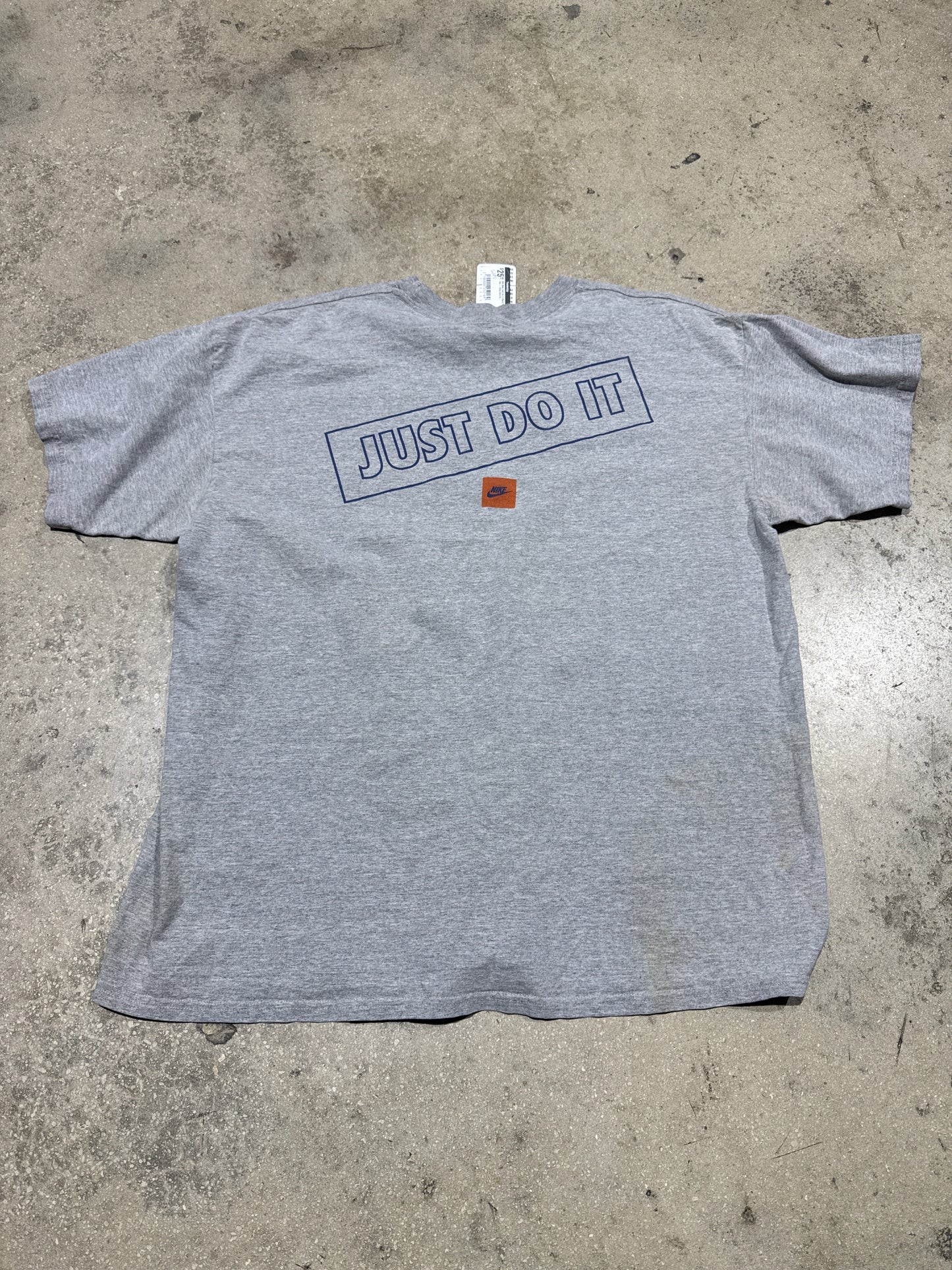 90s Nike Just Do It Back Hit Tee - Grey Size XL