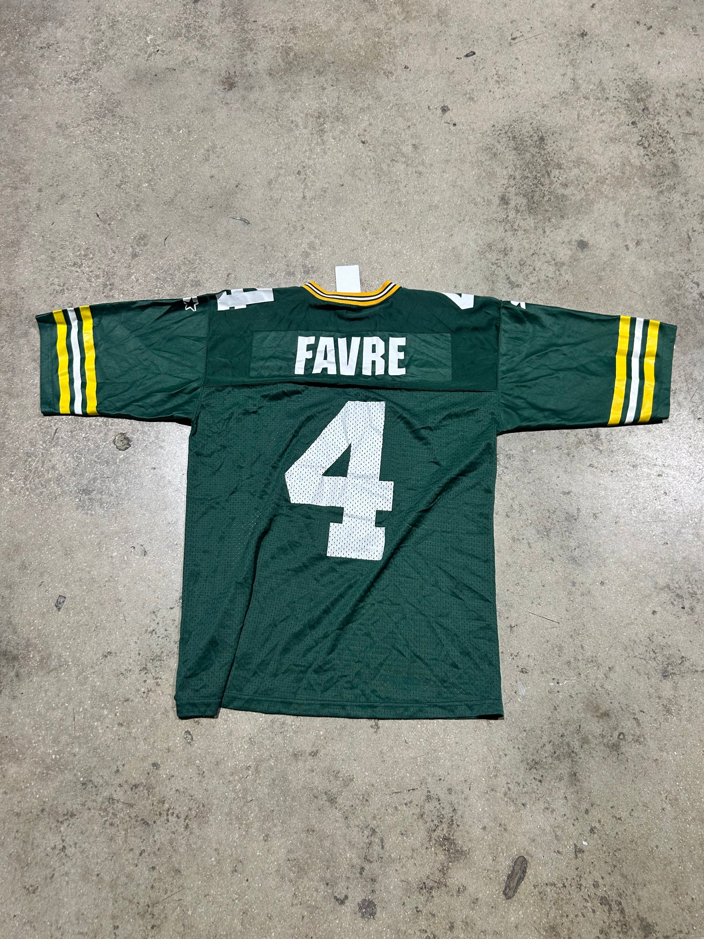 Brett Frave #4 Jersey - Green Size Large