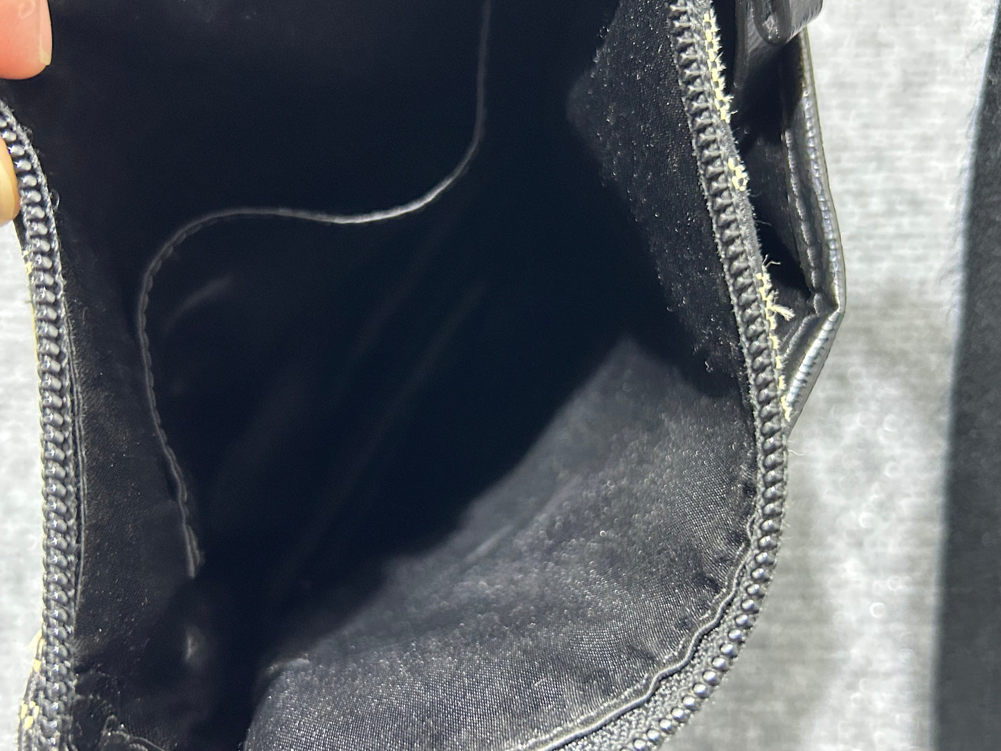 Coach Signature Jacquard Crossbody Purse - Black/Gray