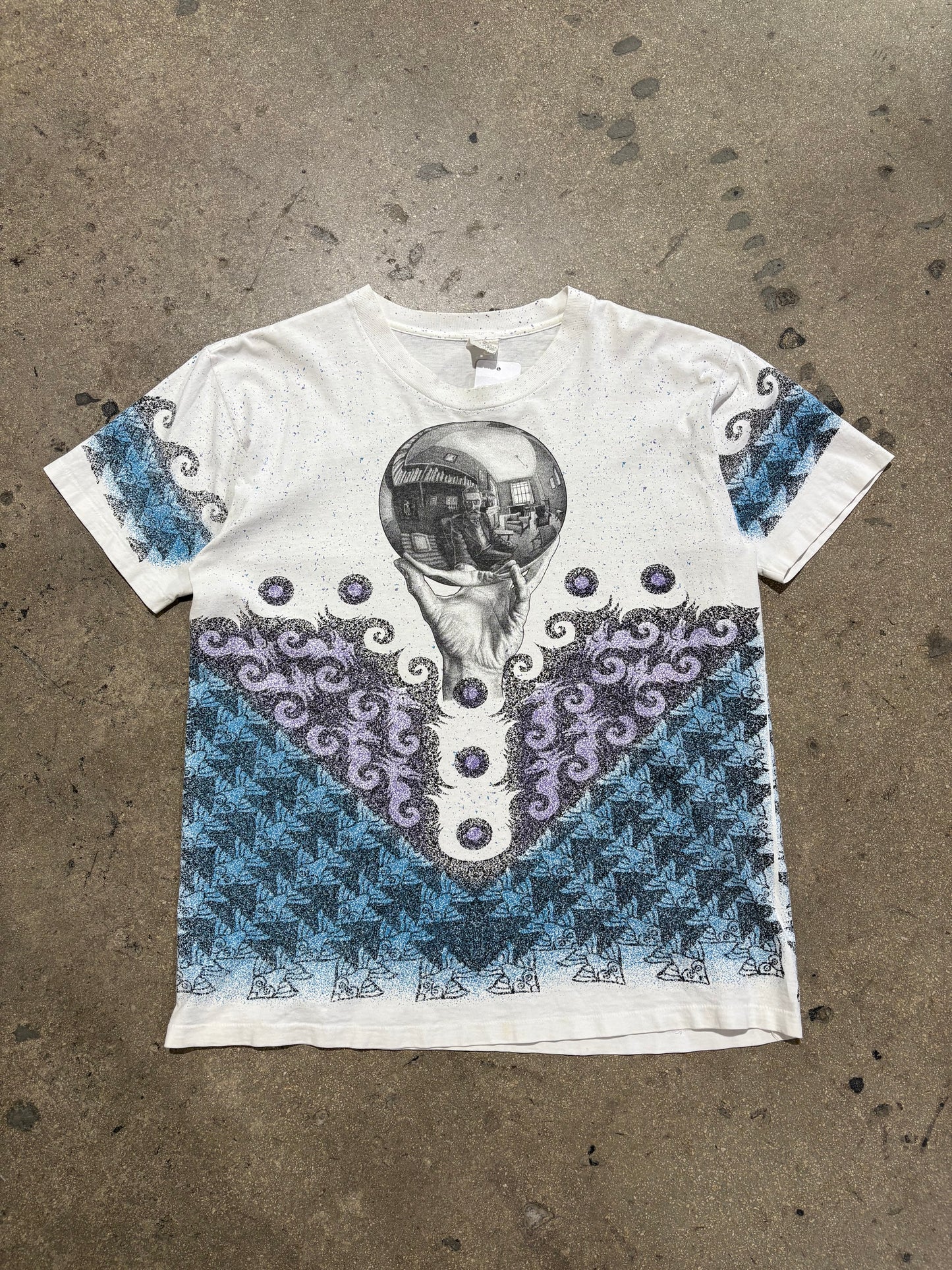 M. C. Escher All Over Print Portrait Tee - Multi Size Large (22 x 28)