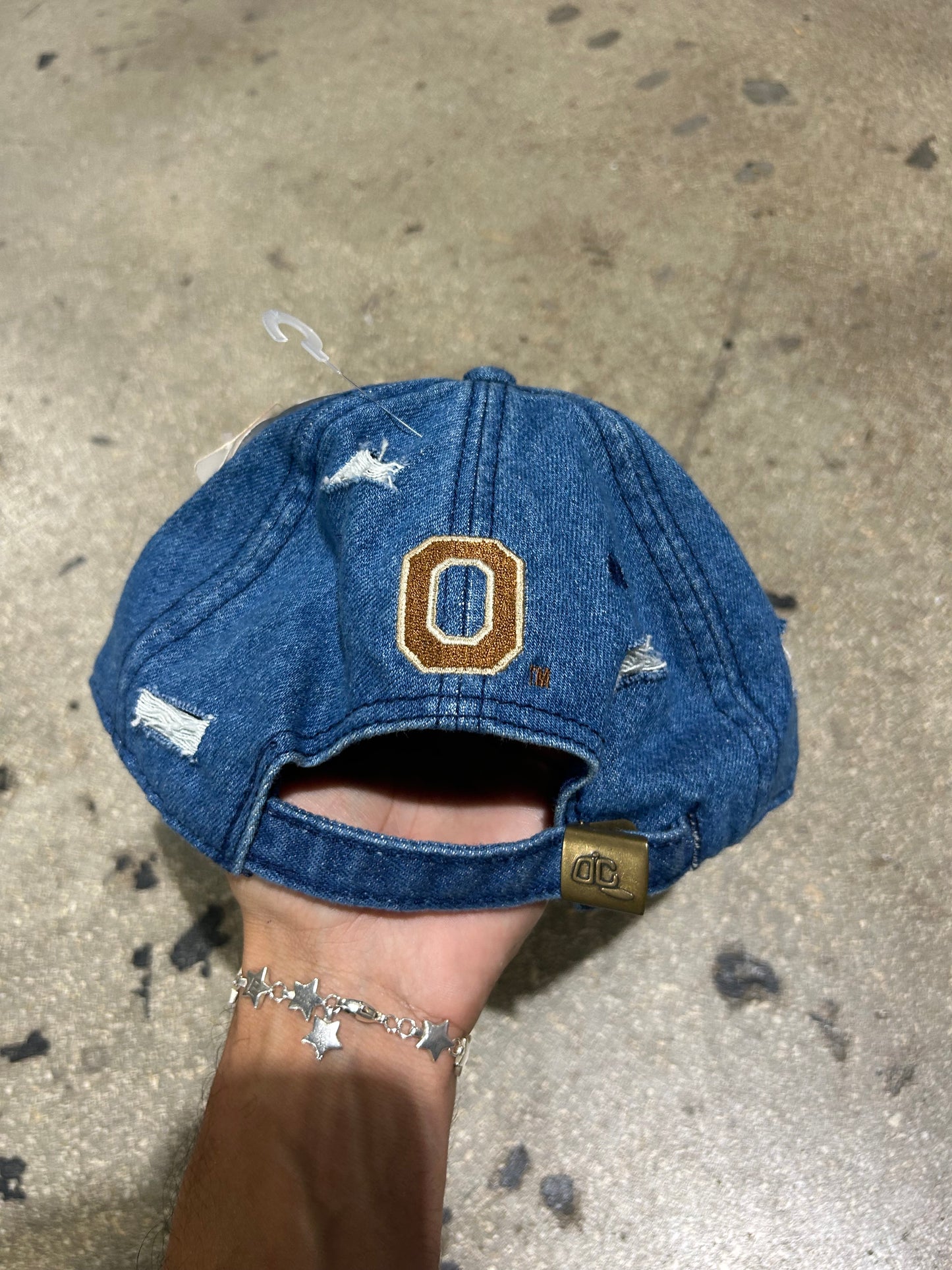 Ohio State University Buckeys Hat - Denim/Brown