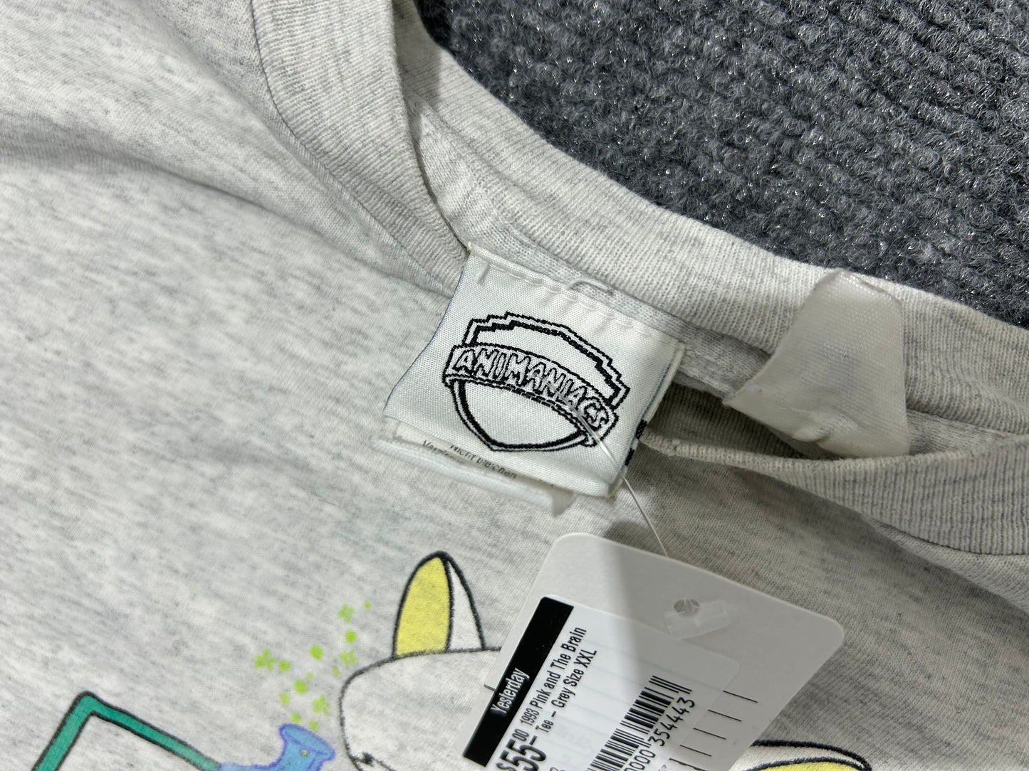1993 Pink and The Brain Tee - Grey Size XXL