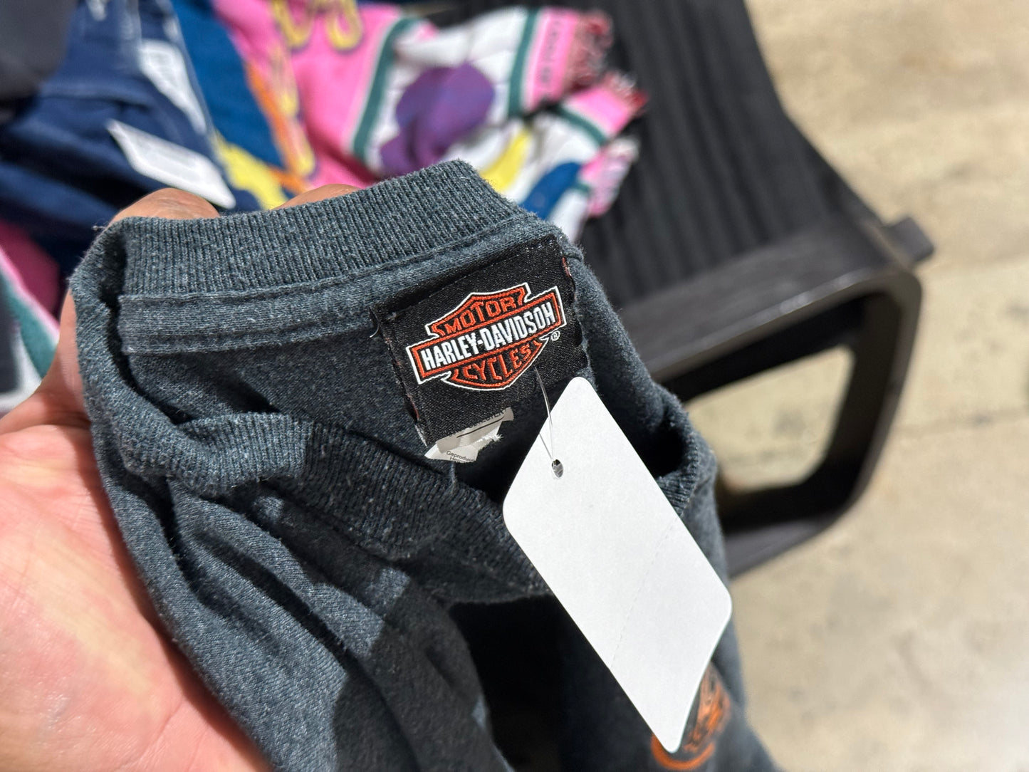 2017 Harley Davidson Engine Longsleeve Tee - Spruce Size XL