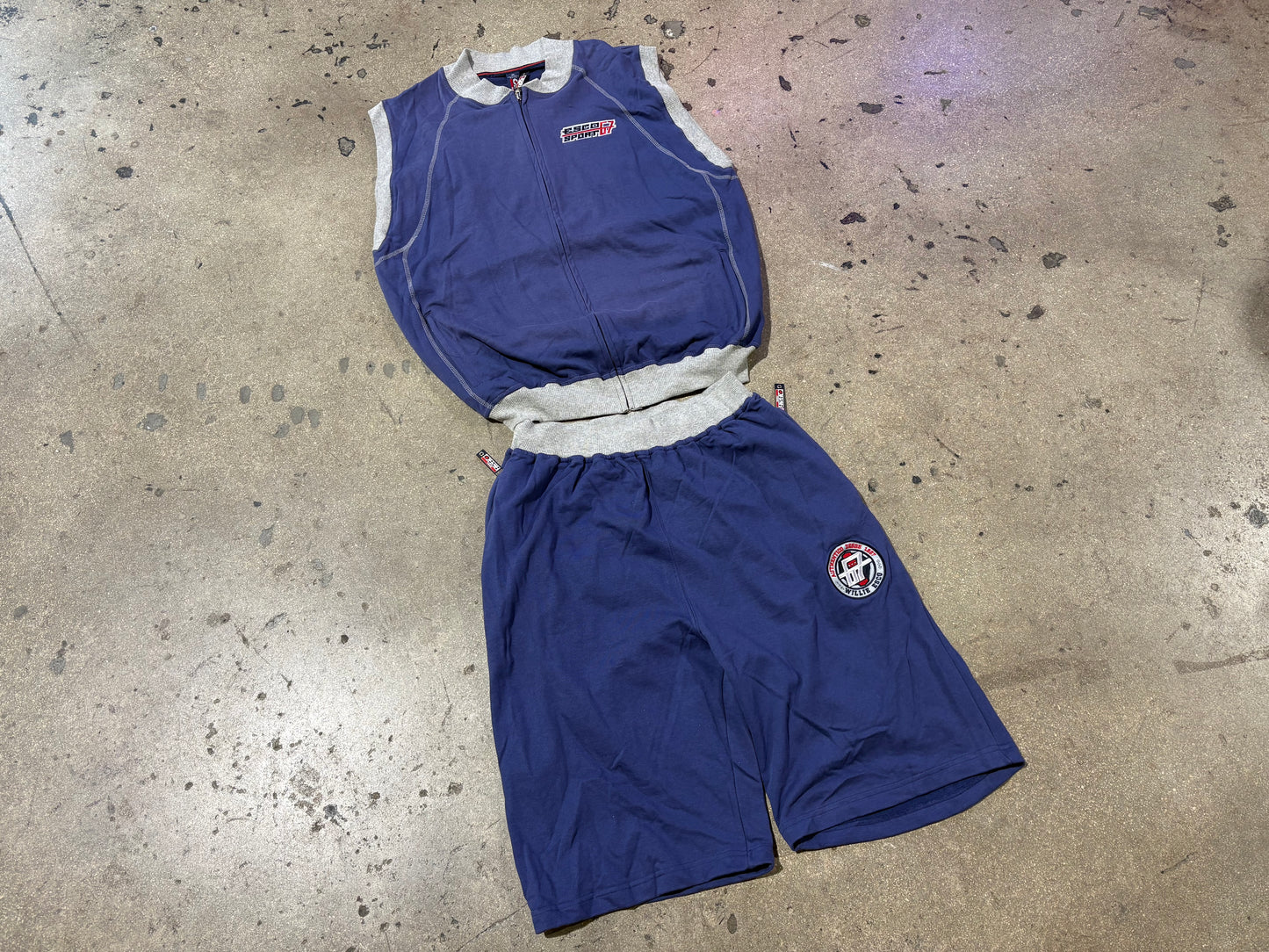 Esco Sport Sweat Shorts - Navy Size XL