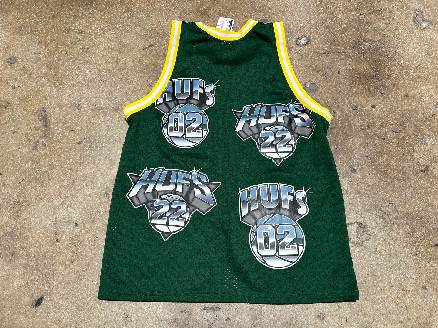 HUF Sonics Colorway Jersey - Green Size Small (con)